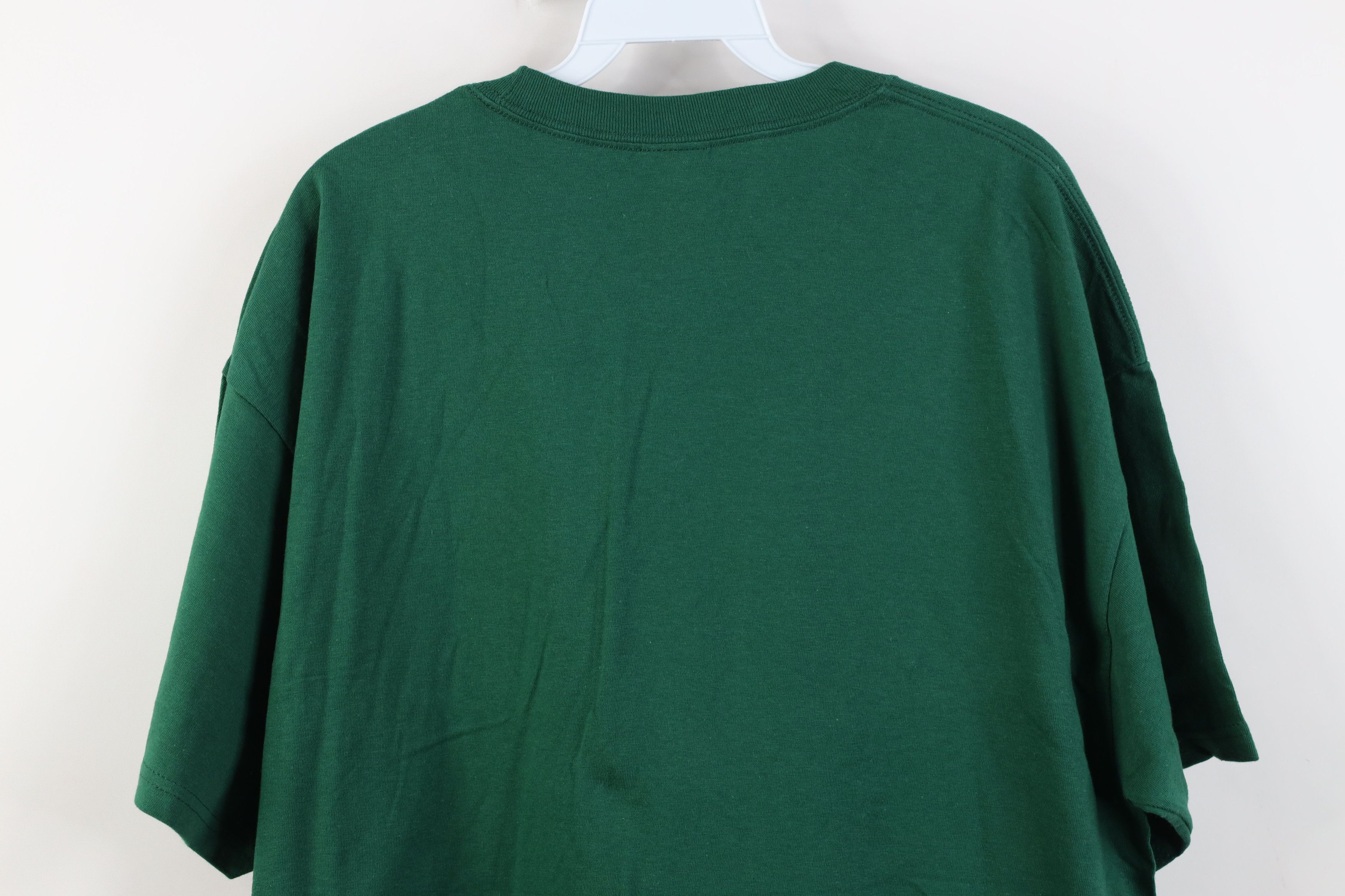 Hanes Deadstock Vintage Y2K Hanes Beefy T-Shirt Hunter Green Size US XL / EU 56 / 4 - 10 Thumbnail