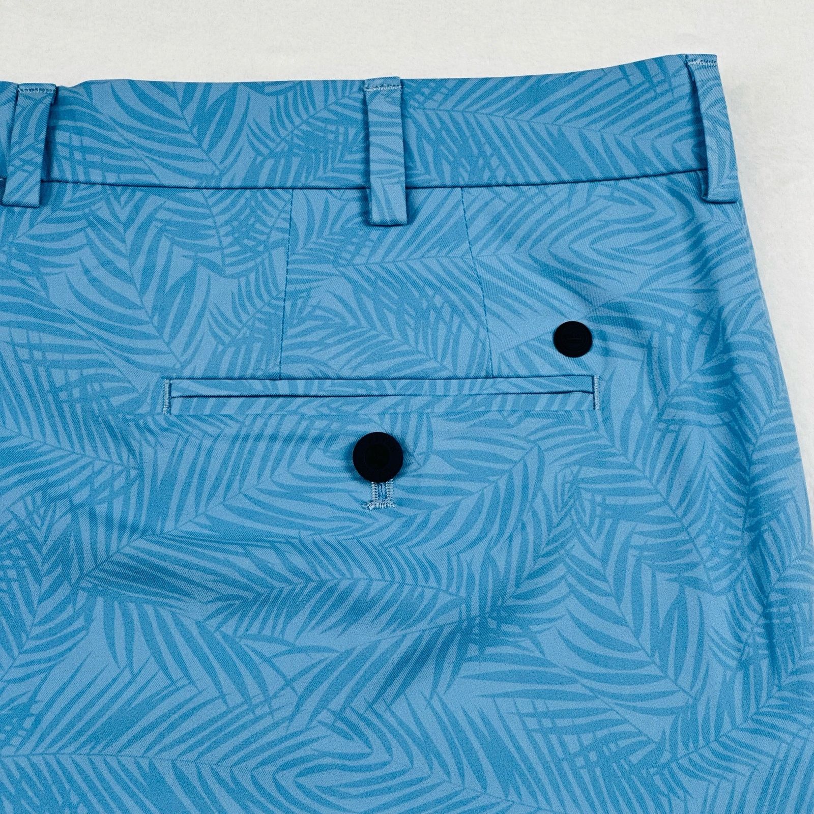 Peter Millar Peter Millar Crown Craft Mens 40 Blue Surge Palm Golf Shorts Size US 40 / EU 56 - 11 Thumbnail