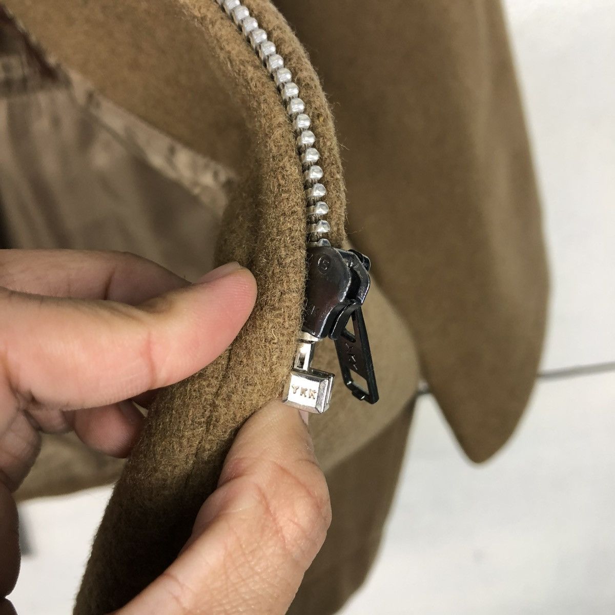 Yohji Yamamoto 🔥VINTAGE CHORE WOOL JACKET Y’S FOR MEN ZIPPER HIGH COLLAR Size US M / EU 48-50 / 2 - 19 Thumbnail