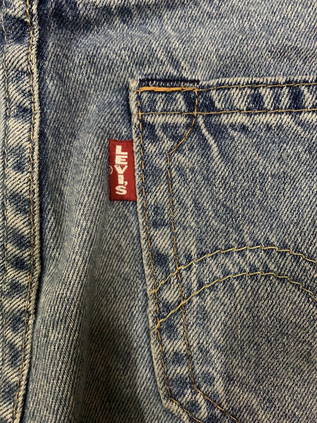 Levi's Vintage Clothing Vintage Y2K Levis Big E Stay Loose Straight Blue Wash Jeans Size US 34 / EU 50 - 13 Thumbnail