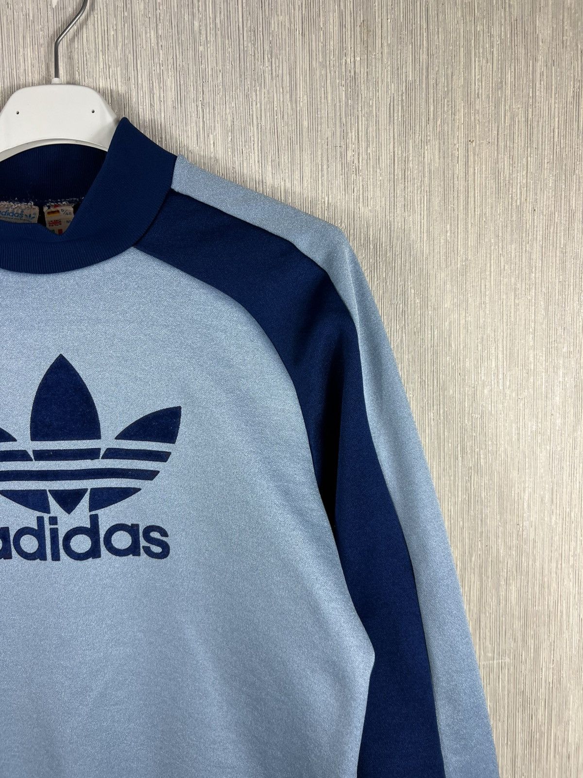 Adidas Vintage 70s Adidas Ventex sweatshirt central flower logo Size M / US 6-8 / IT 42-44 - 4 Thumbnail