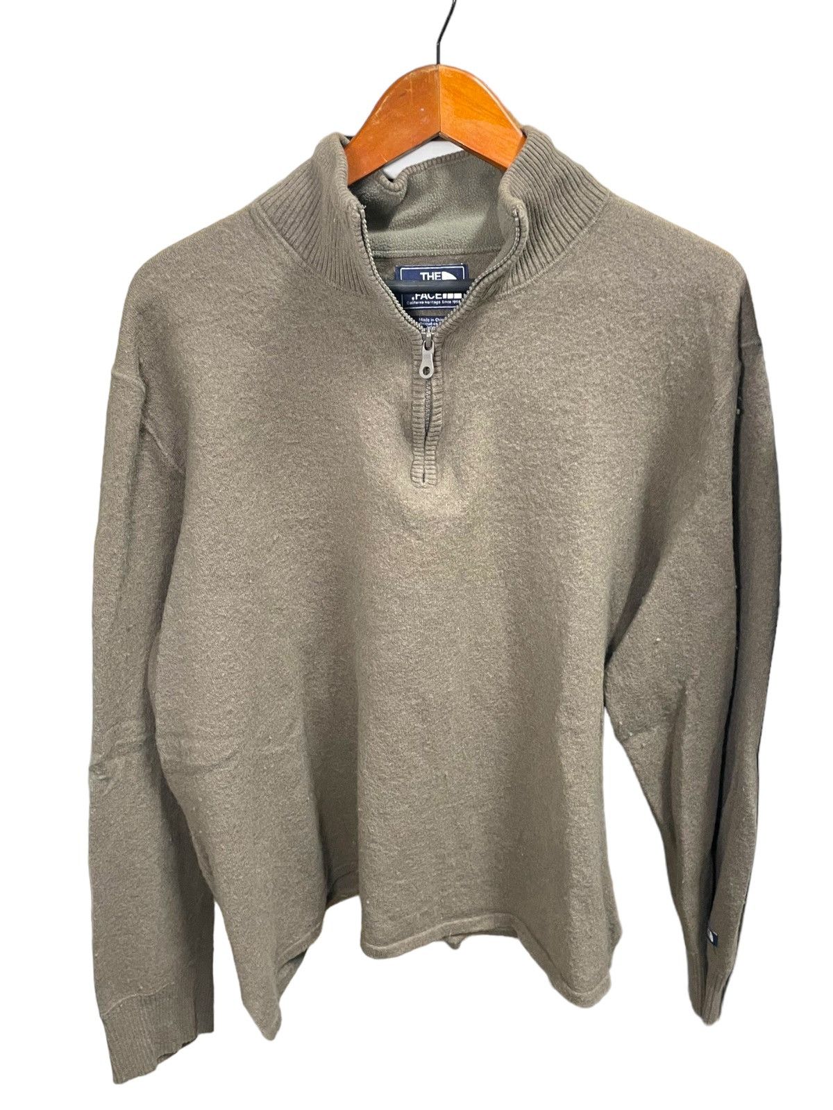 The North Face Wool Blend 1/4 Zip Mock Sweater 2Xl