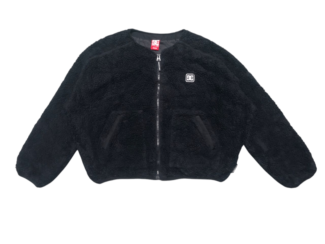 DC × Girl Skateboards DC Shoes Sherpa fleece Crop jacket Side Tape Size M / US 6-8 / IT 42-44 - 2 Thumbnail