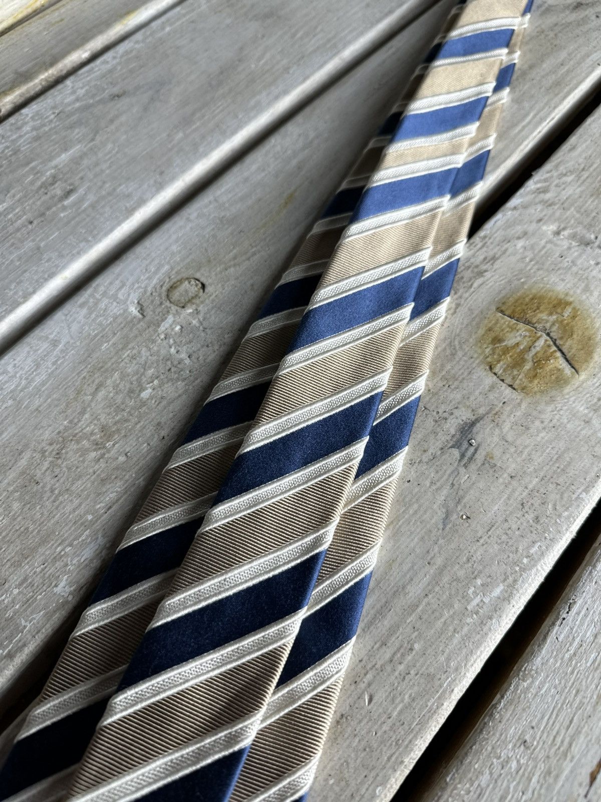 Brioni × Vintage 🚨 BRIONI VINTAGE TIE RARE LUXURY OLD MONEY LOGO Size ONE SIZE - 6 Thumbnail