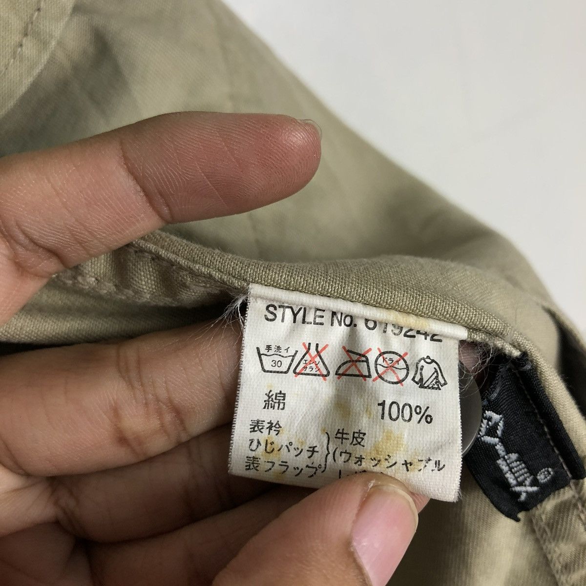 Avirex 🔥VINTAGE LEATHER JACKET PARTS AVIREX USA CARGO POCKETS Size US L / EU 52-54 / 3 - 19 Thumbnail
