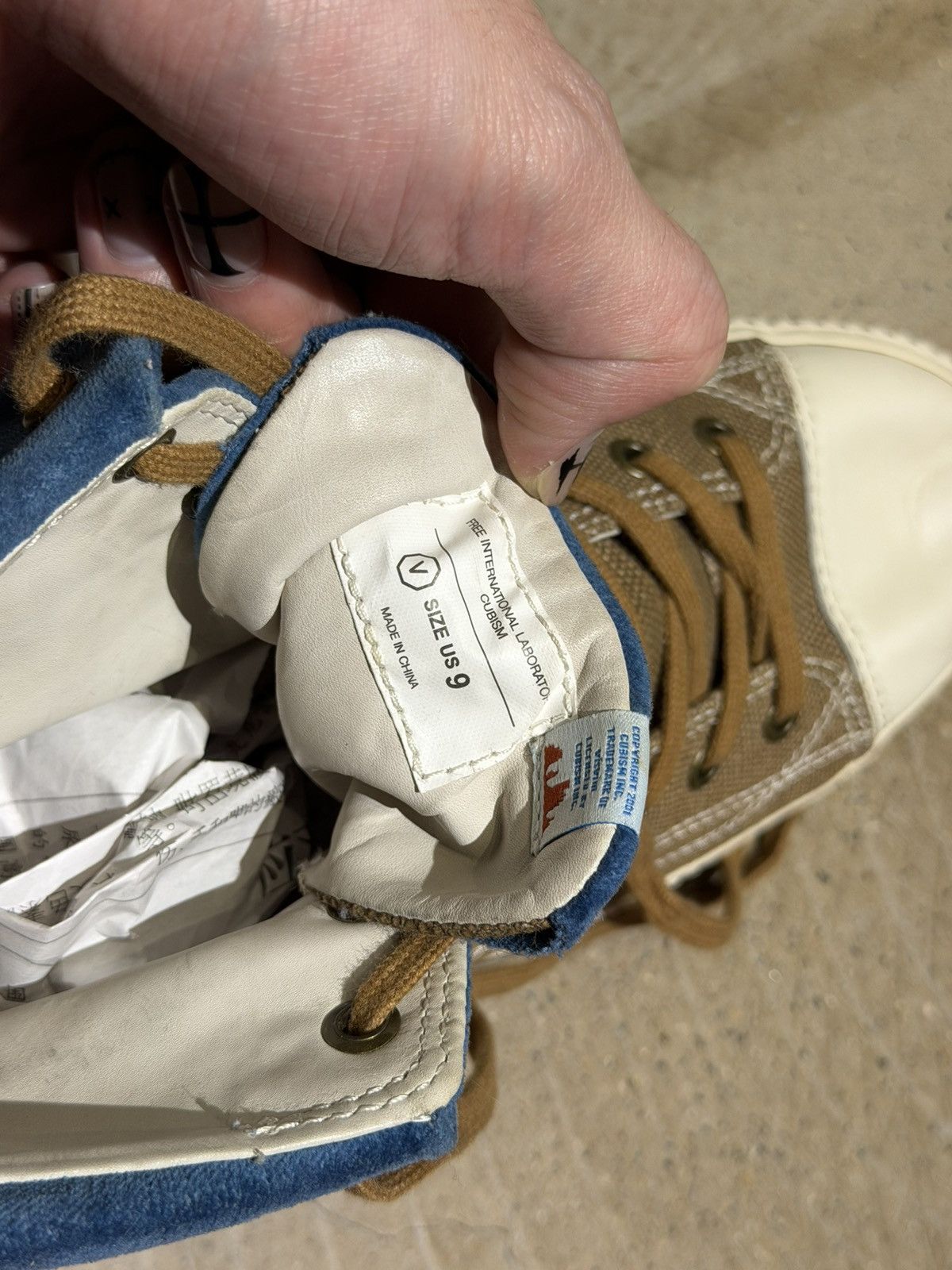 Visvim Visvim 2-Tone Gabo Hi Sneaker Size US 9 / EU 42 - 8 Thumbnail