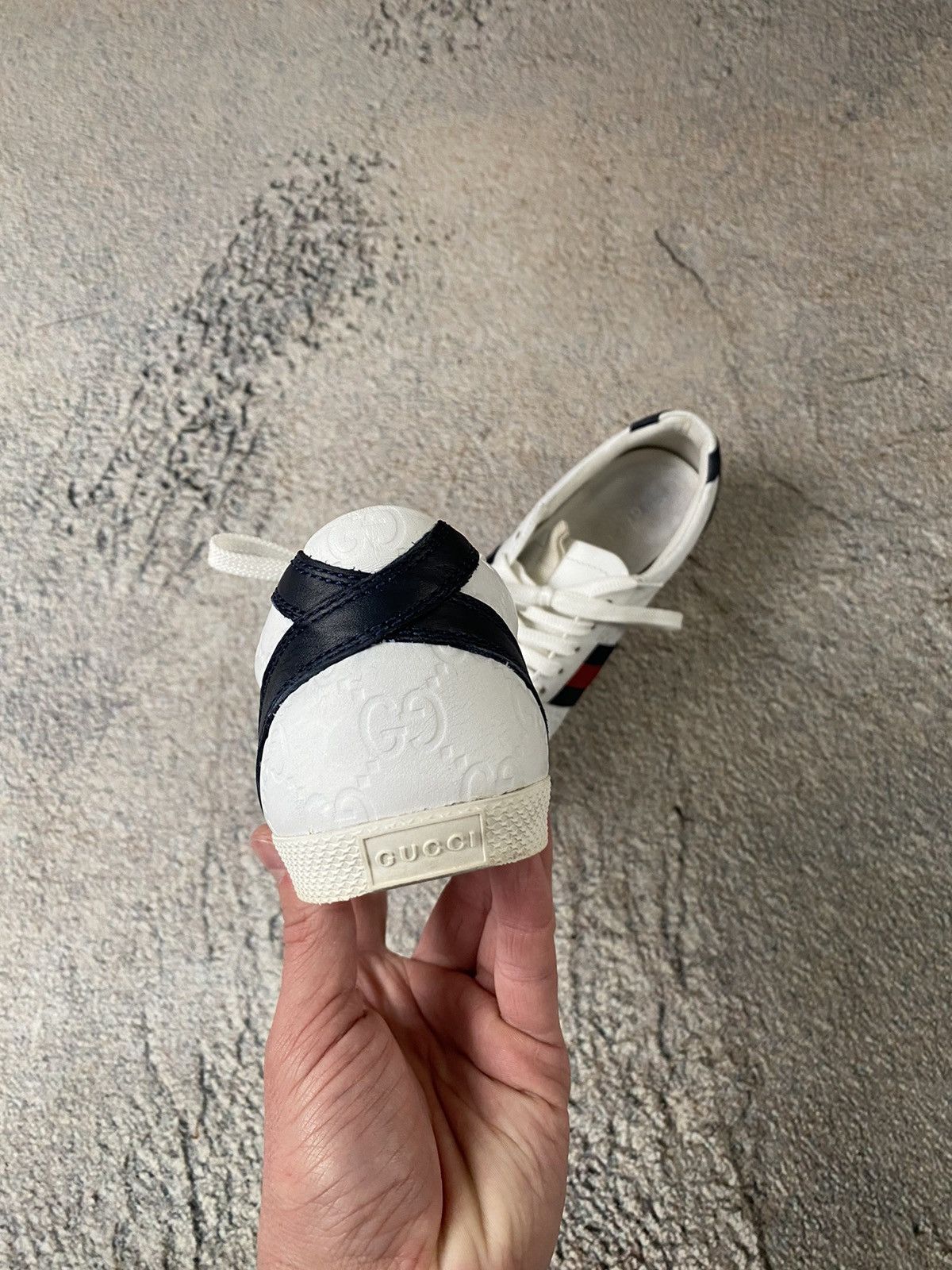 Gucci × Vintage GUCCI monogram leather shoes Vintage Size US 6.5 / IT 36.5 - 5 Thumbnail