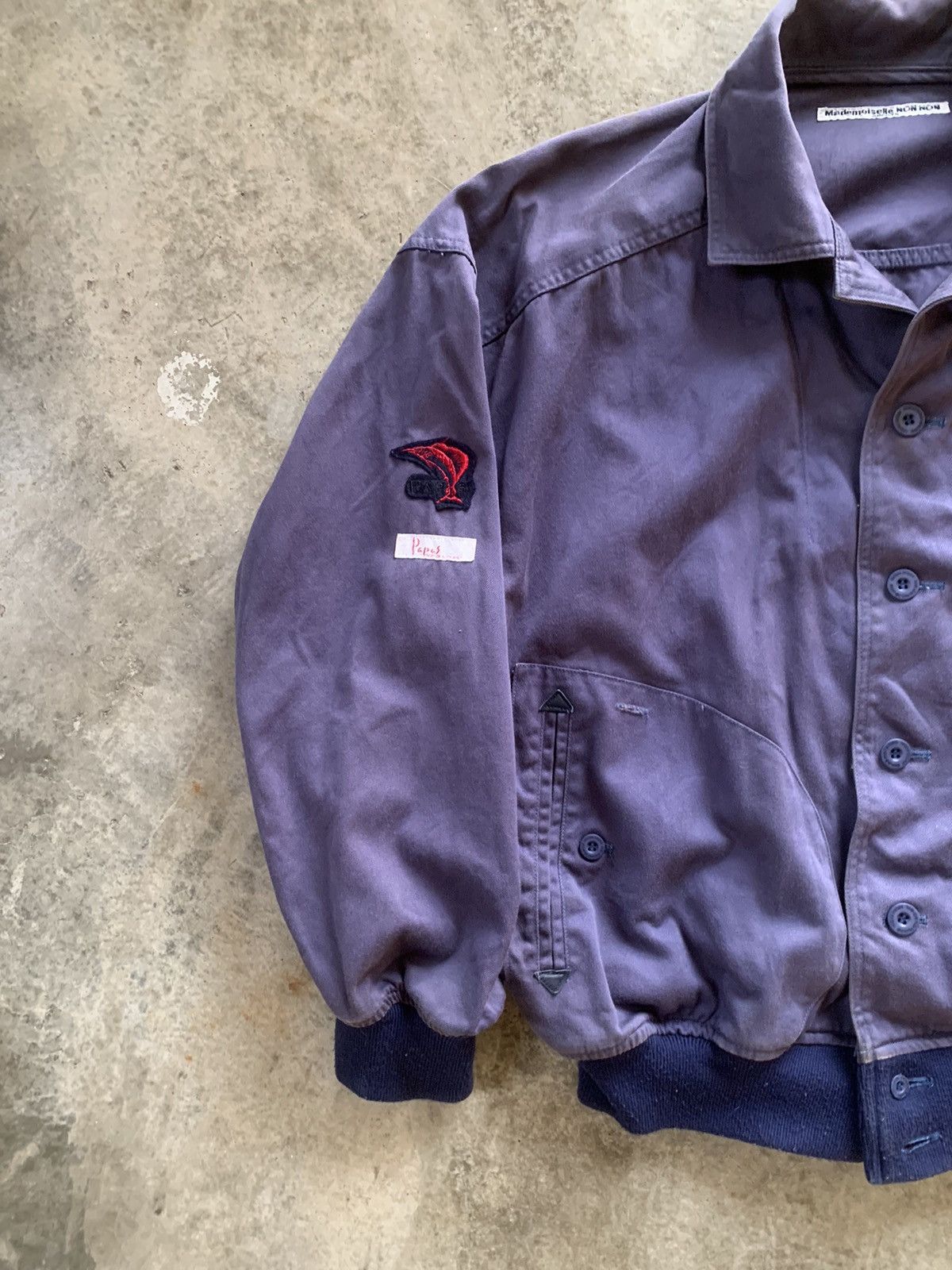 Japanese Brand × Mademoiselle Non Non mademoiselle Non Non sports spell out jacket Size US M / EU 48-50 / 2 - 2 Thumbnail
