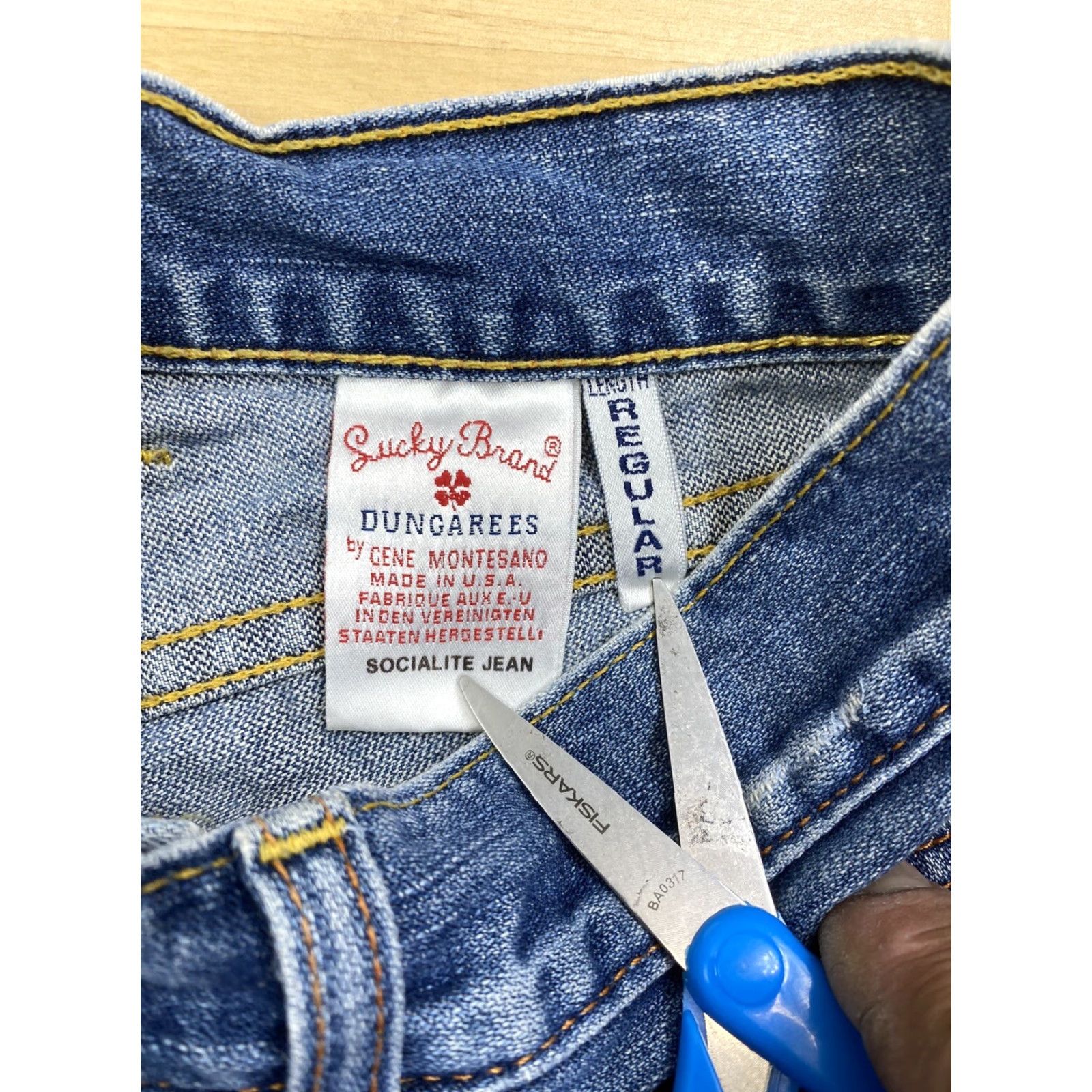 Lucky Brand Lucky Brand Socialite Jean Womens 0/25 Blue Medium Wash Casual Pockets #6760 Size 32" / US 10 / IT 46 - 6 Thumbnail