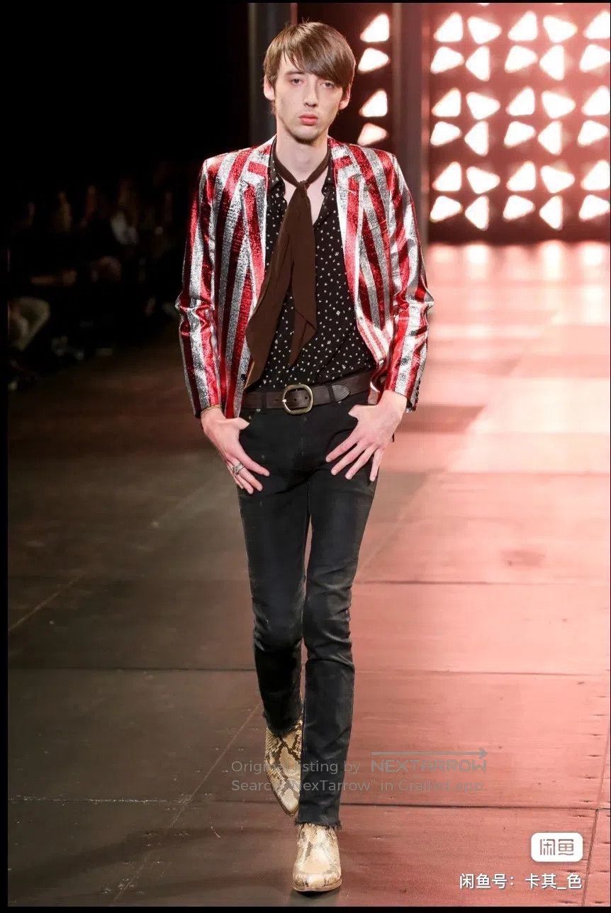 Saint Laurent Paris Saint Laurent Paris Symbol Men's Silk Shirt| Size US XXS / EU 40 - 2 Thumbnail