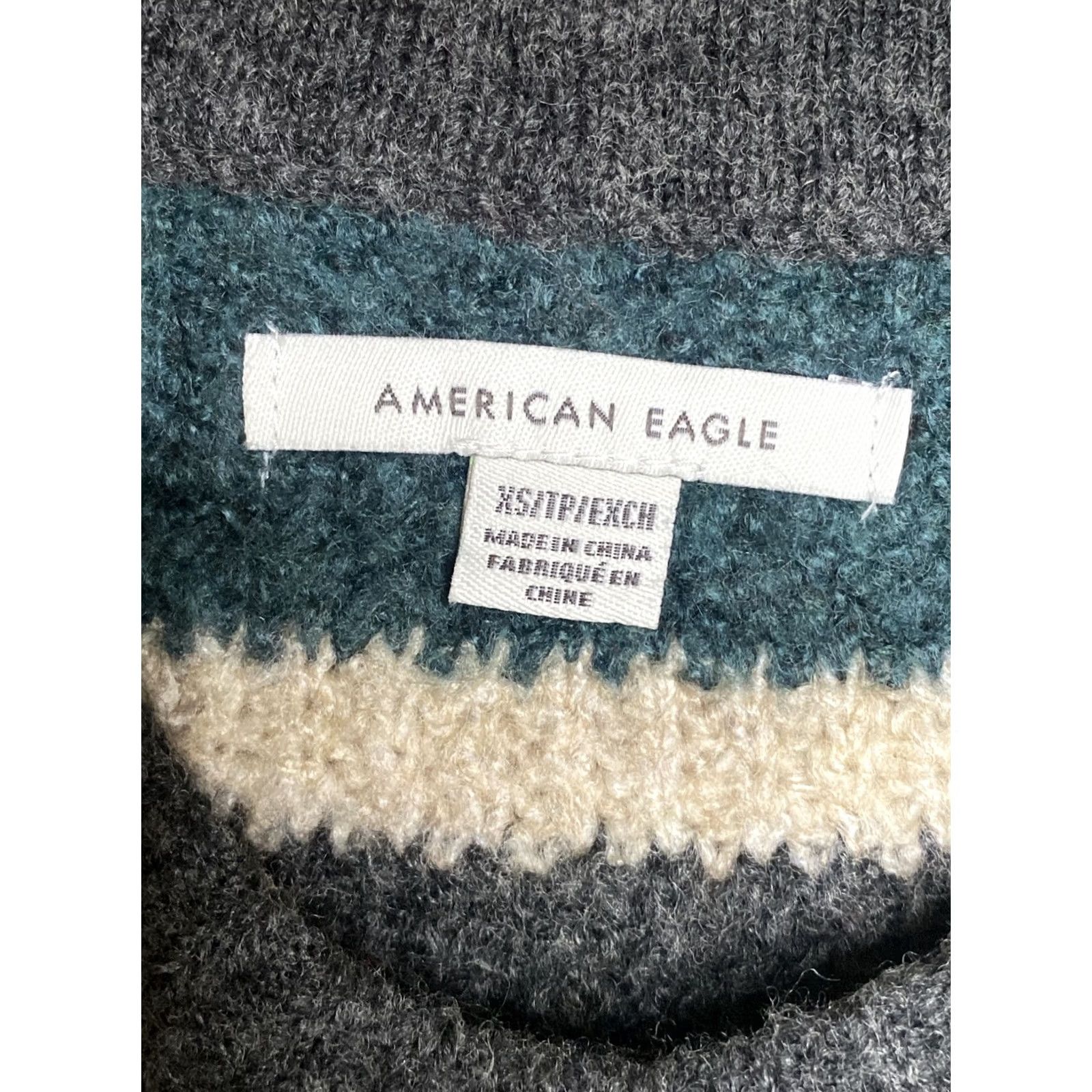 American Eagle Outfitters American Eagle Outfitters Sweater Womens Multicolor Knitted Pullover Crew Neck Long Sleeve Size S Small XS Size S / US 4 / IT 40 - 2 Thumbnail