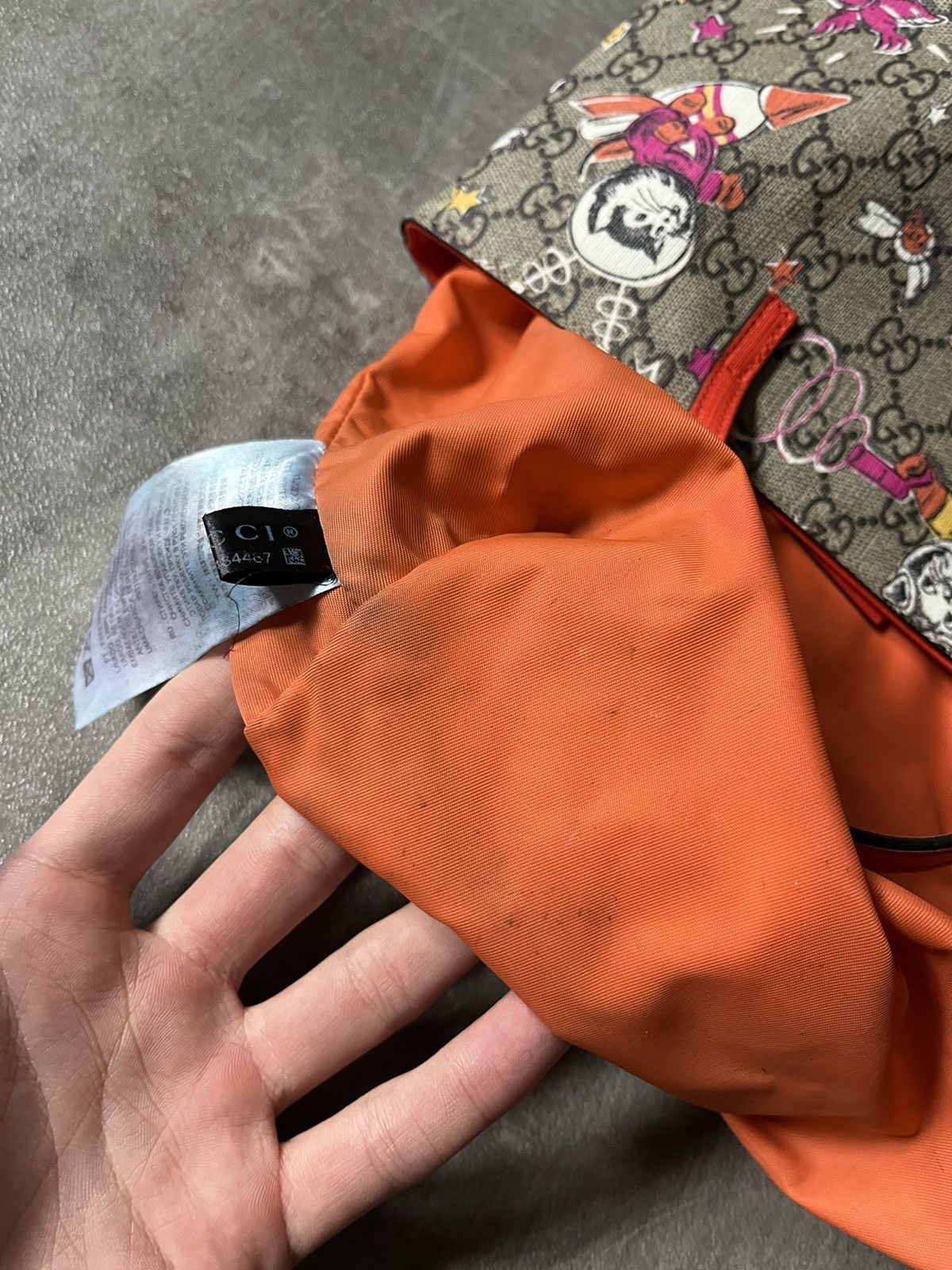 Gucci Gucci GG Monogram Spacecat leather tote bag Size ONE SIZE - 10 Thumbnail