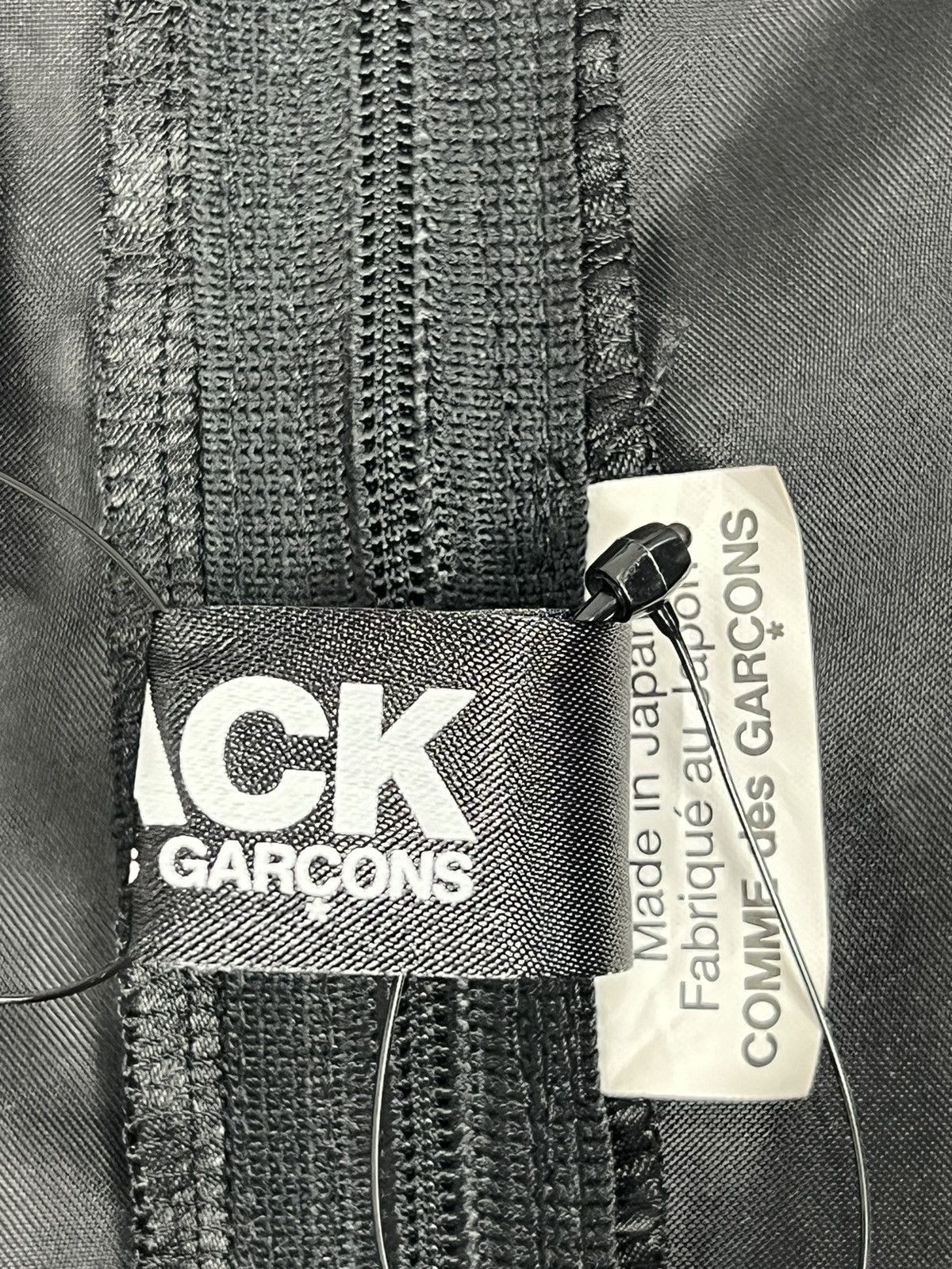 Comme des Garcons COMME DES GARCONS 'Pure Mind Full Heart' Black Midi Dress Size L / US 10 / IT 46 - 9 Thumbnail