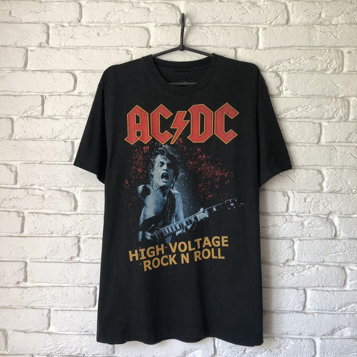 Band Tees AC DC bootleg vintage tee t shirt Size US L / EU 52-54 / 3 - 1 Thumbnail