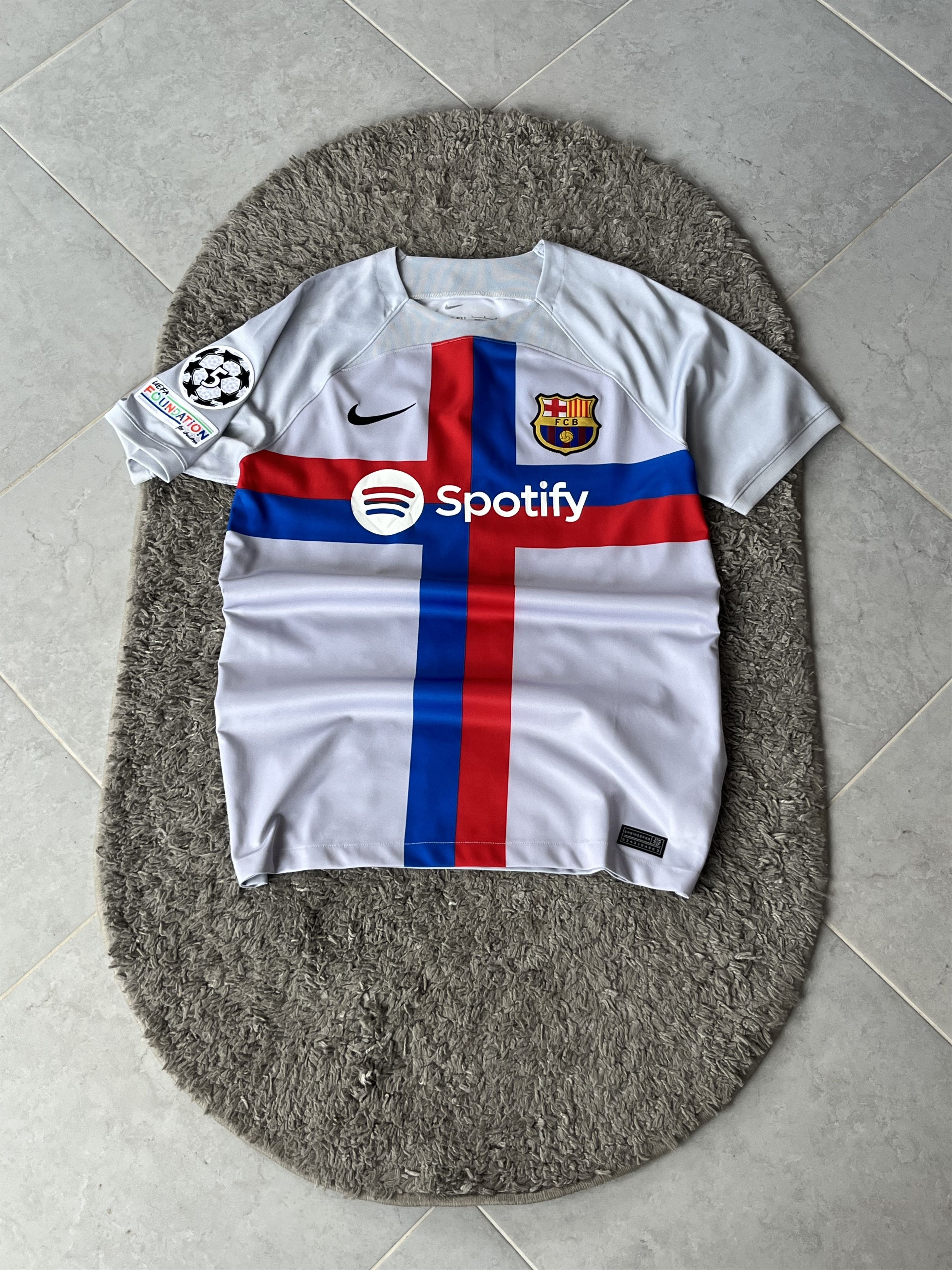 Nike Nike Tee Jersey FC BARCELONA 22/23 Third Stadium Streetwear Size US L / EU 52-54 / 3 - 1 Thumbnail
