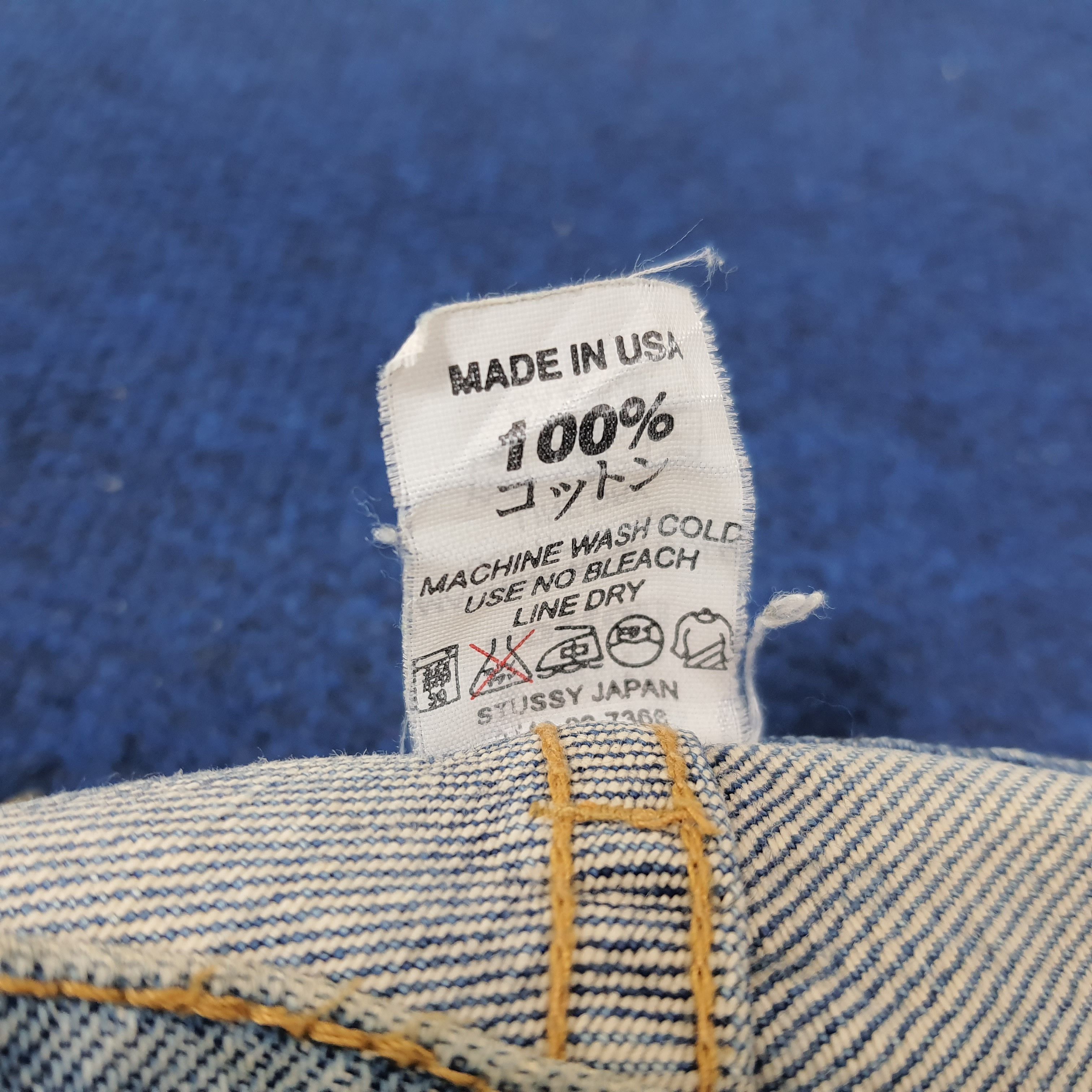 Stussy × Vintage Vintage Stussy Streetwear Custom Logo Jeans Size US 32 / EU 48 - 8 Thumbnail
