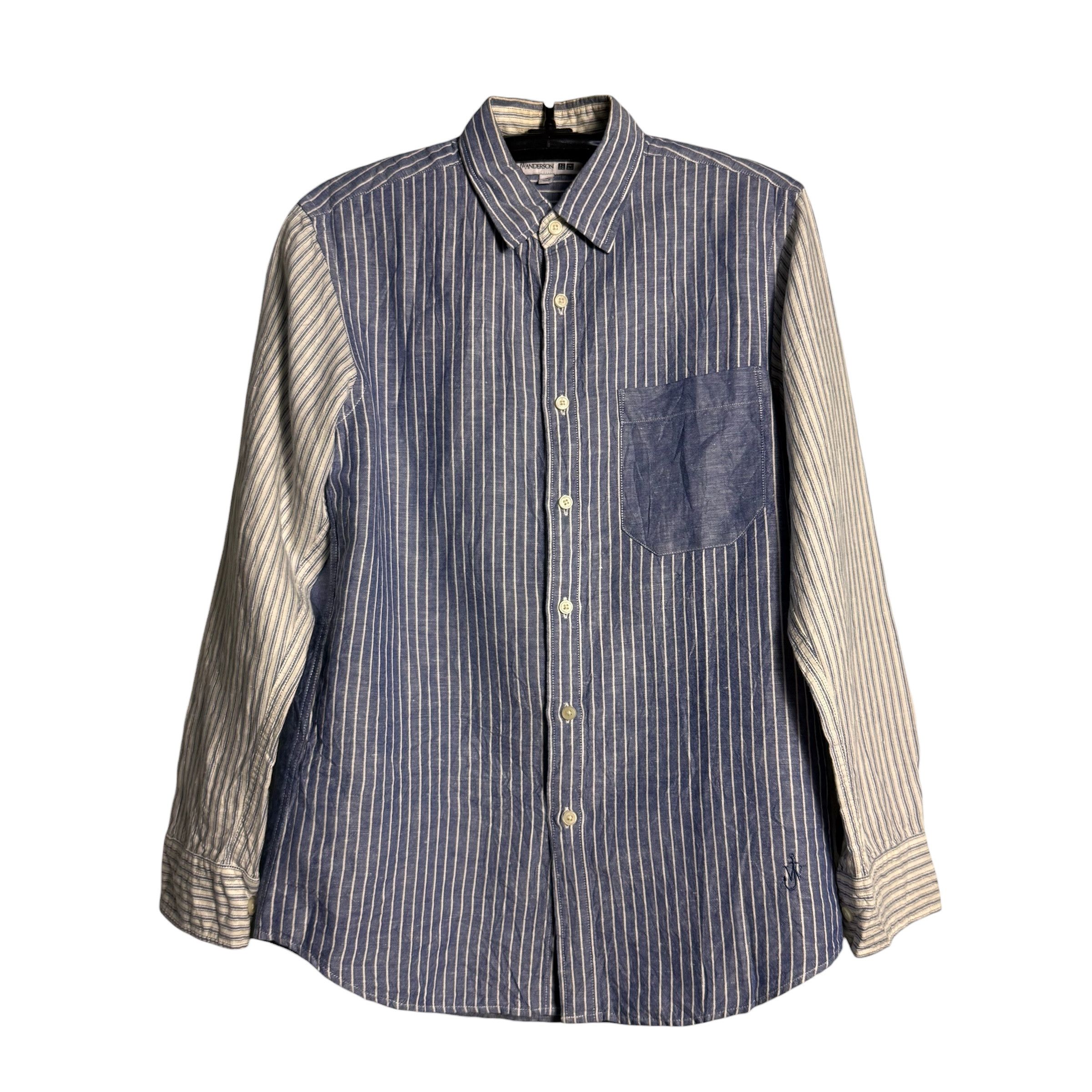 JW Anderson × Uniqlo Uniqlo x JW Anderson Striped Button Up Shirt Size US M / EU 48-50 / 2 - 1 Thumbnail