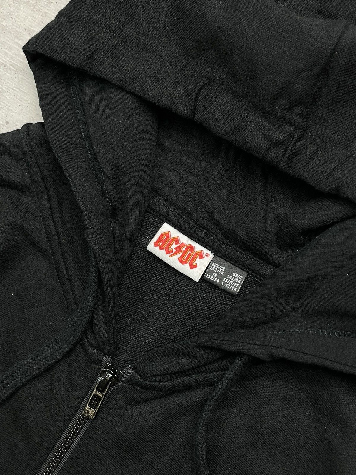 AC/DC × Vintage Vintage AC/DC Zip Up Hoodie Rock Band Size US L / EU 52-54 / 3 - 7 Thumbnail