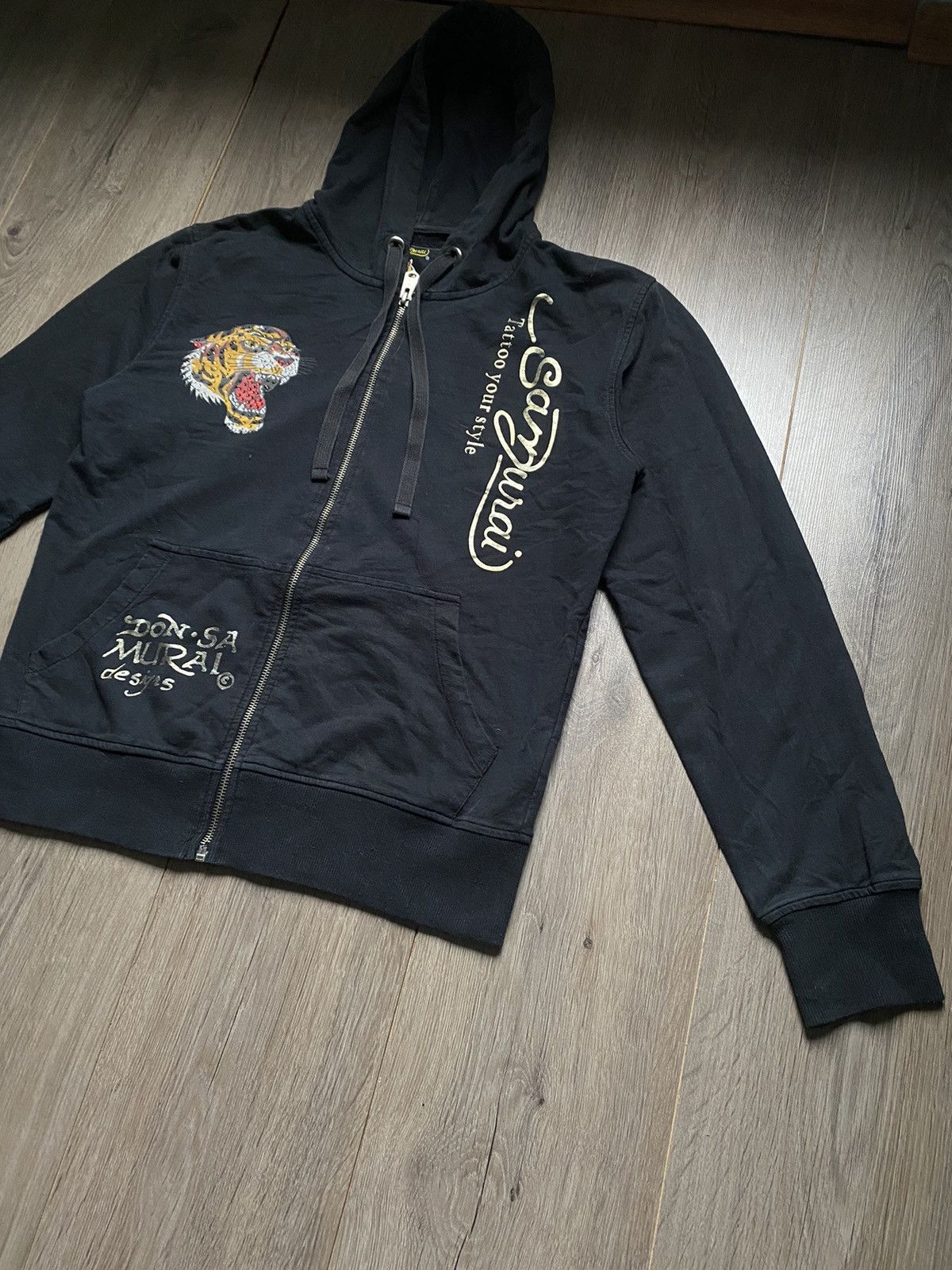 Ed Hardy Ed Hardy Samurai Zip Up Hoodie Ed Hardy Zip Hoodie Samurai Size US M / EU 48-50 / 2 - 2 Thumbnail