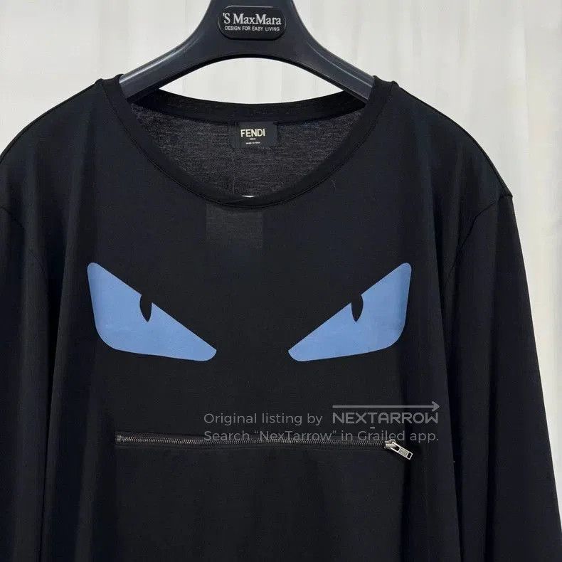 Fendi Fendi Monster Zip Pocket Long Sleeve Top. Size US L / EU 52-54 / 3 - 3 Thumbnail