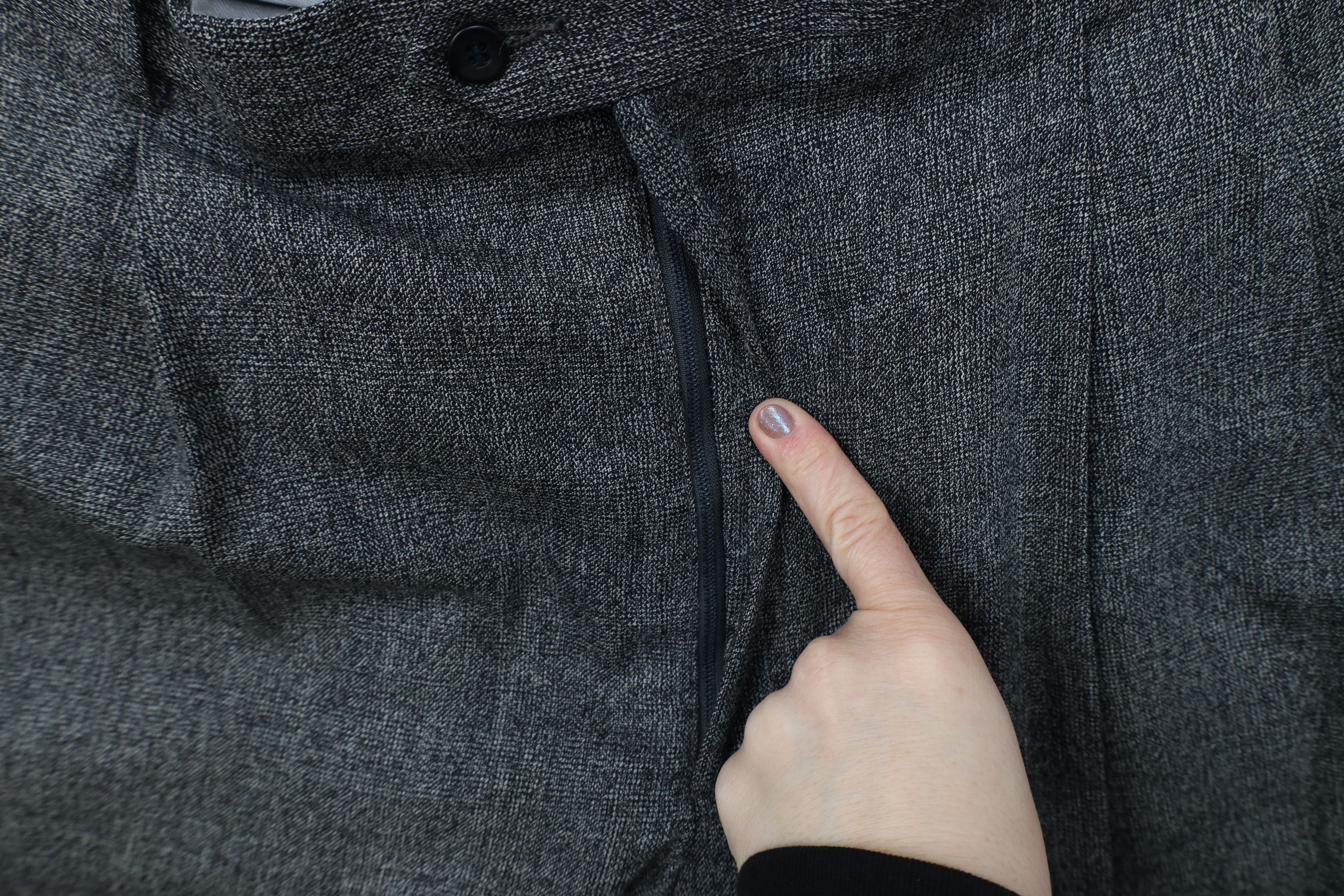 Vintage Vintage 70s Streetwear Pleated Wide Leg Chino Pants Gray Size US 38 / EU 54 - 5 Thumbnail