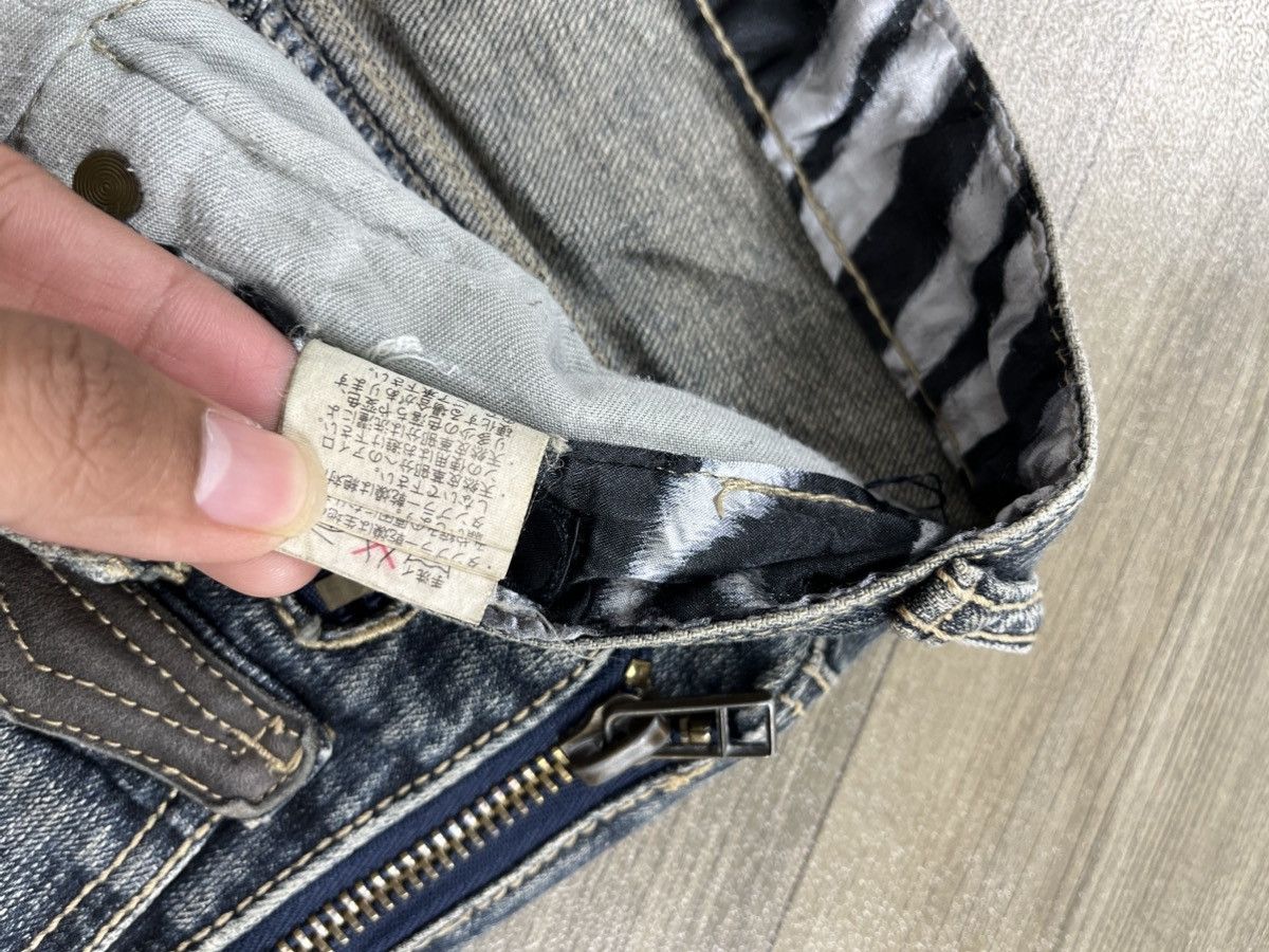 Tornado Mart 2000s Tornado Mart Distressed Flared Jeans Lgb Bondage Style Size US 34 / EU 50 - 14 Thumbnail