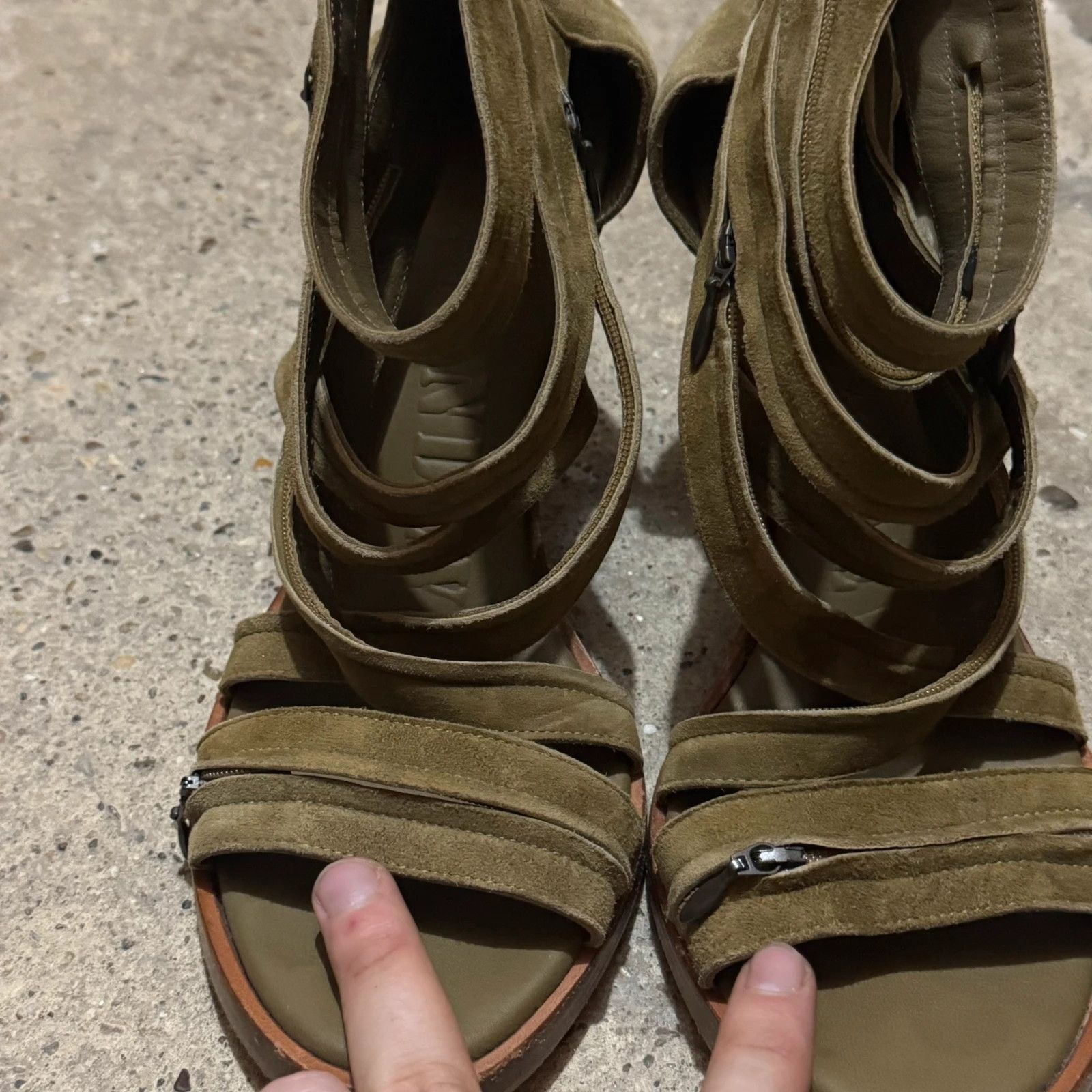 A.F. Vandevorst A.F. Vandevorts wedge multi zip sandals Size US 9 / IT 39 - 4 Thumbnail