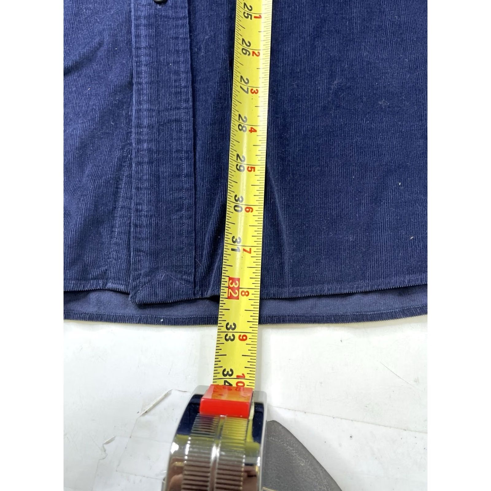 Polo Ralph Lauren VINTAGE Polo Ralph Lauren Westerton Mens XL Navy Blue Corduroy Button Down Shirt Size US XL / EU 56 / 4 - 4 Thumbnail