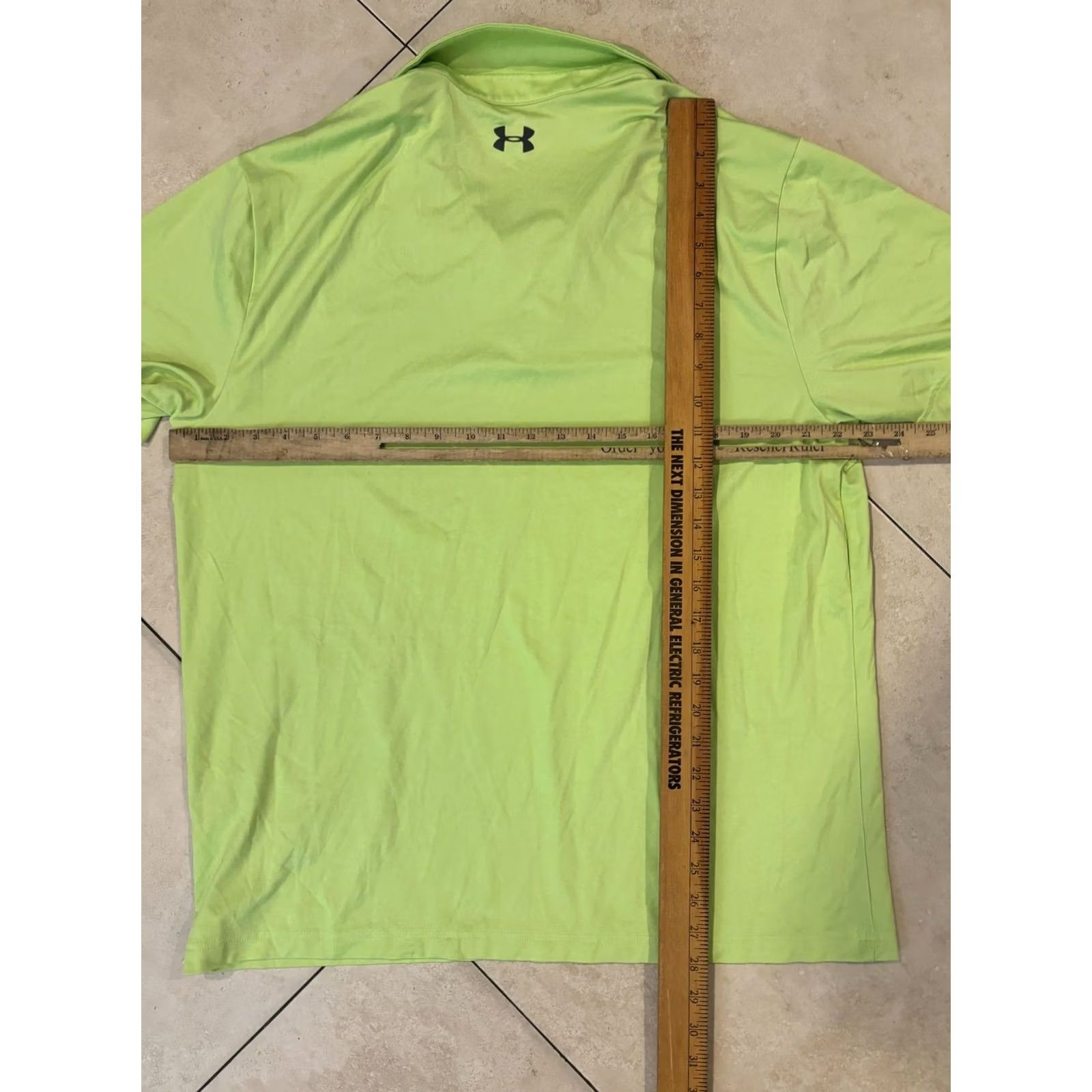 Under Armour Under Armour Polo Shirt Mens XL Neon Green Playoff Golf Loose Fit Athletic Size US XL / EU 56 / 4 - 5 Thumbnail