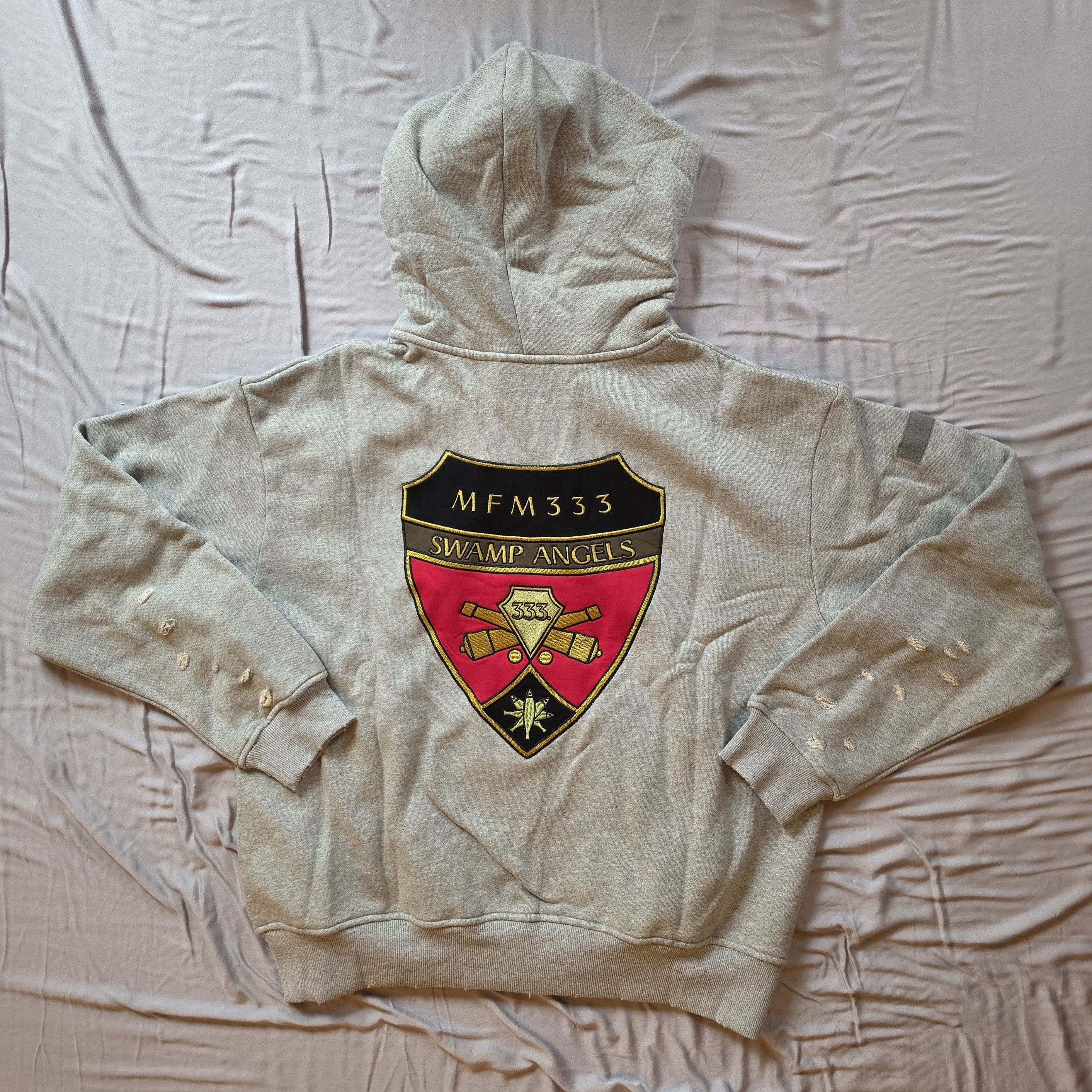 murd333r.fm Murd333r.fm Grey Special Ops Hoodie Size US L / EU 52-54 / 3 - 2 Thumbnail