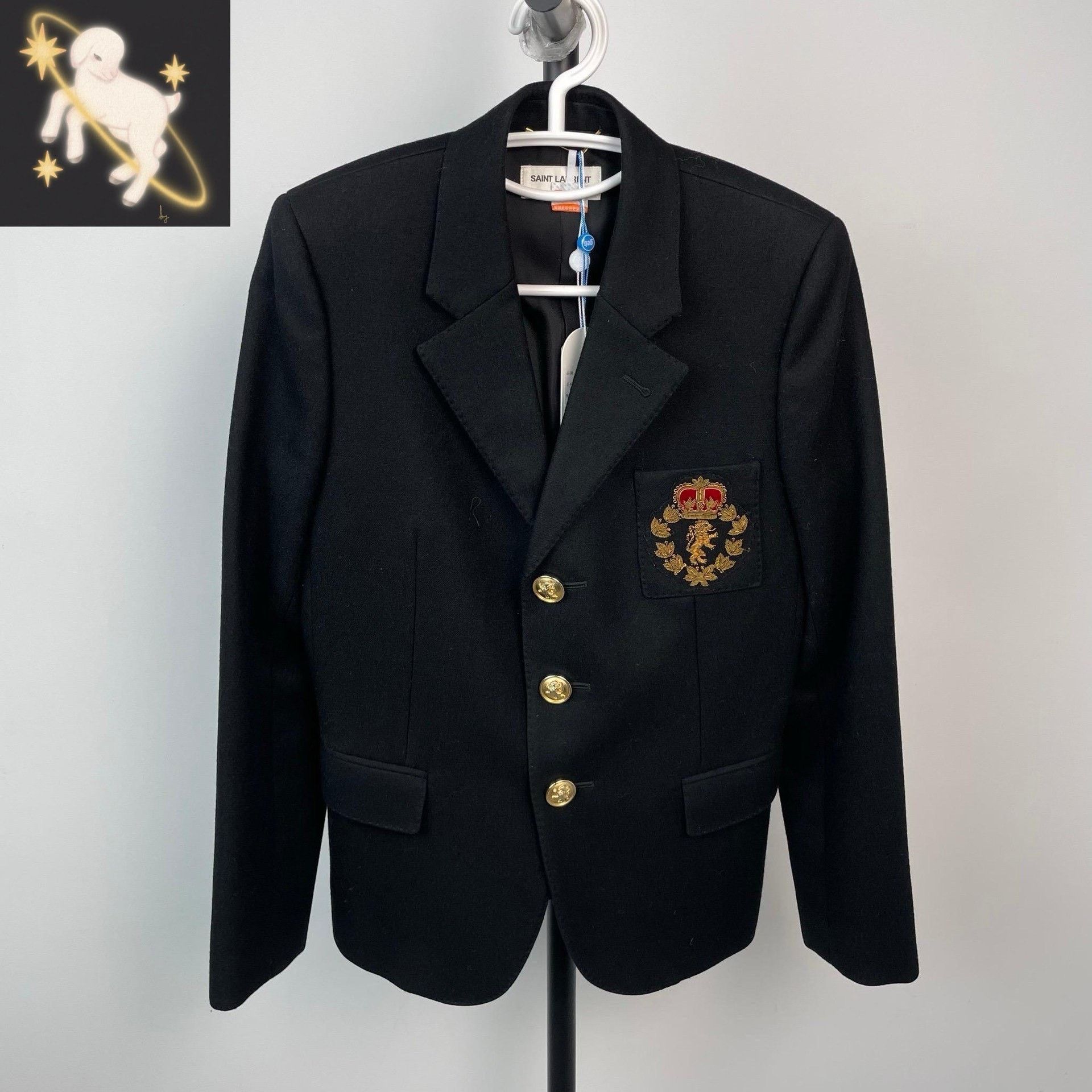 Saint Laurent Paris Saint Laurent Paris Black Light Jacket XS Men Size US XS / EU 42 / 0 - 1 Thumbnail