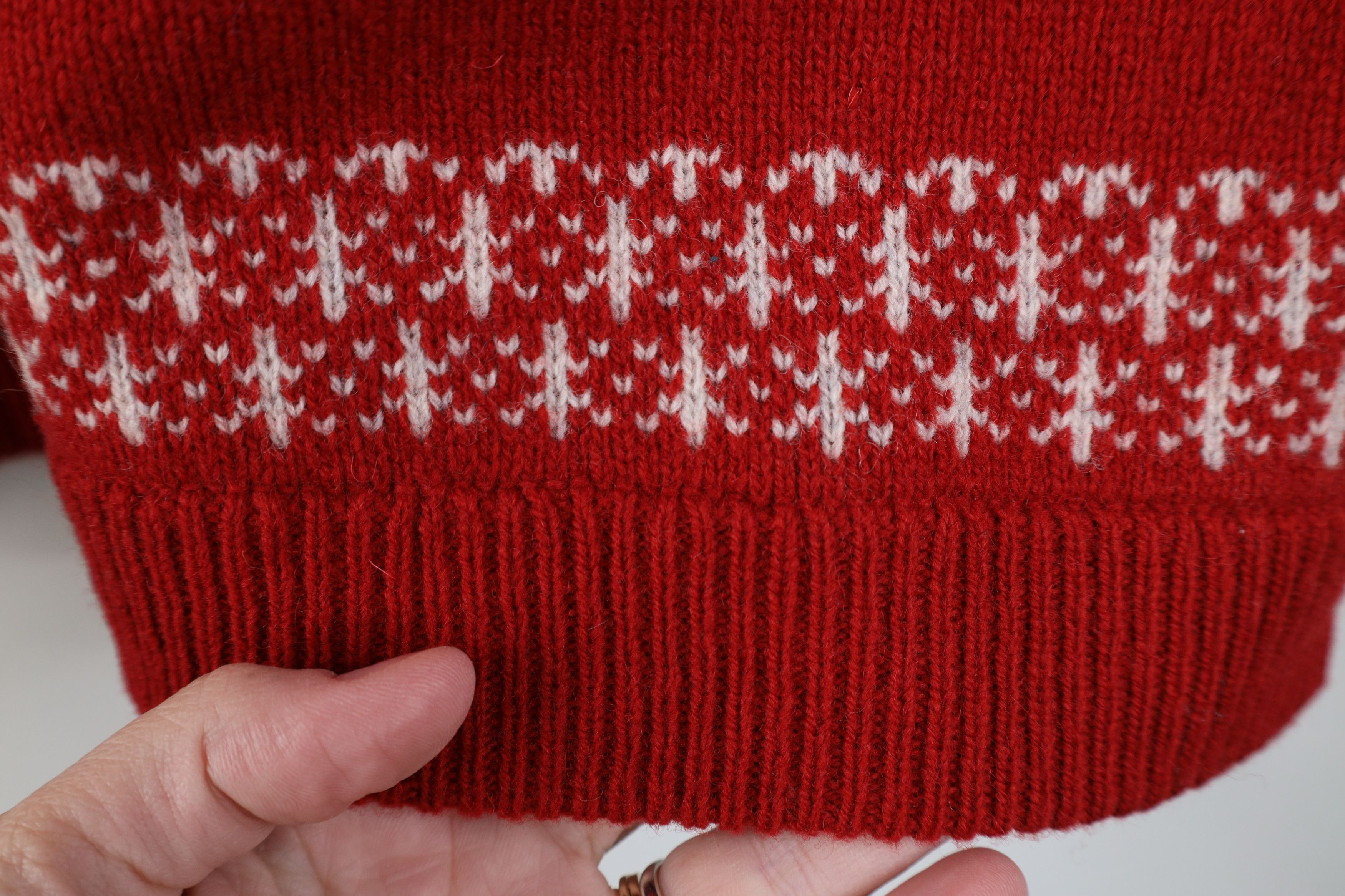 Woolrich Woolen Mills Vintage Woolrich Nature Deer Wool Knit Zip Sweater Vest Red Size XL / US 12-14 / IT 48-50 - 10 Thumbnail