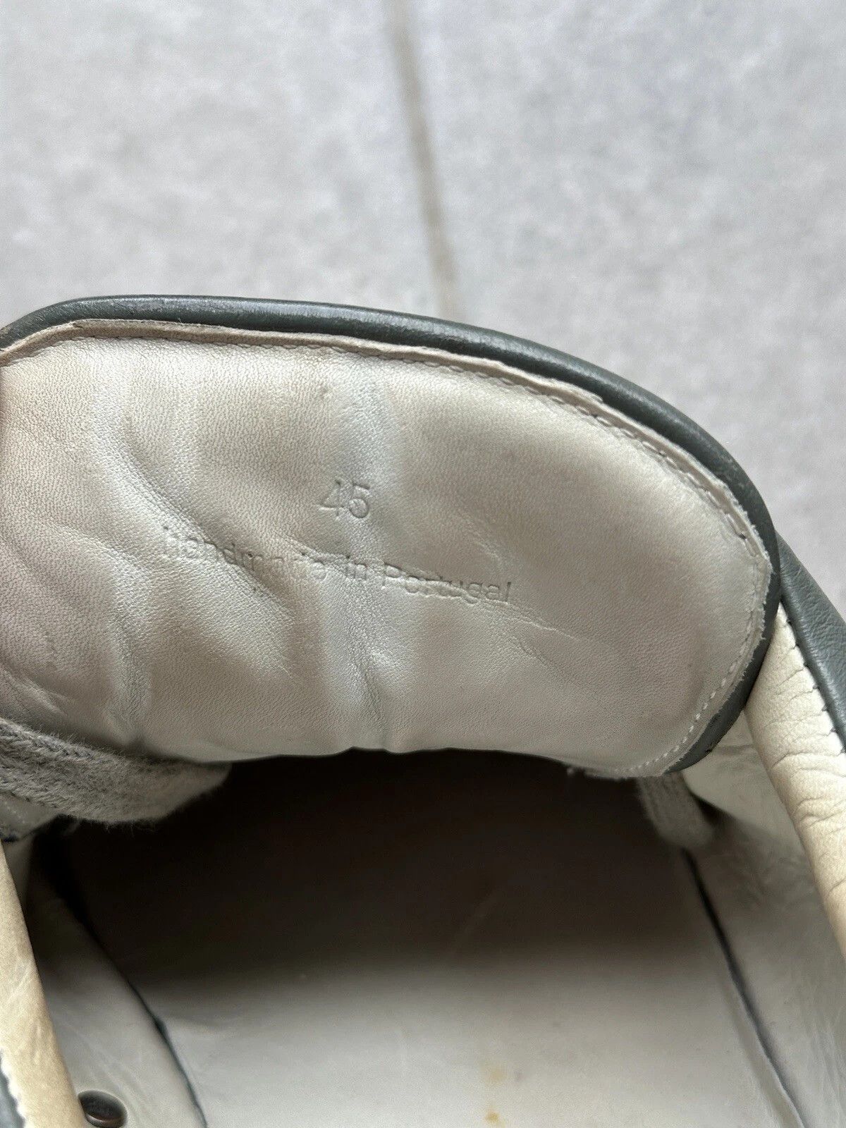 Vintage ETQ Amsterdam Low Designer Gray Mens Leather Trainers Shoes Size US 12 / EU 45 - 12 Thumbnail