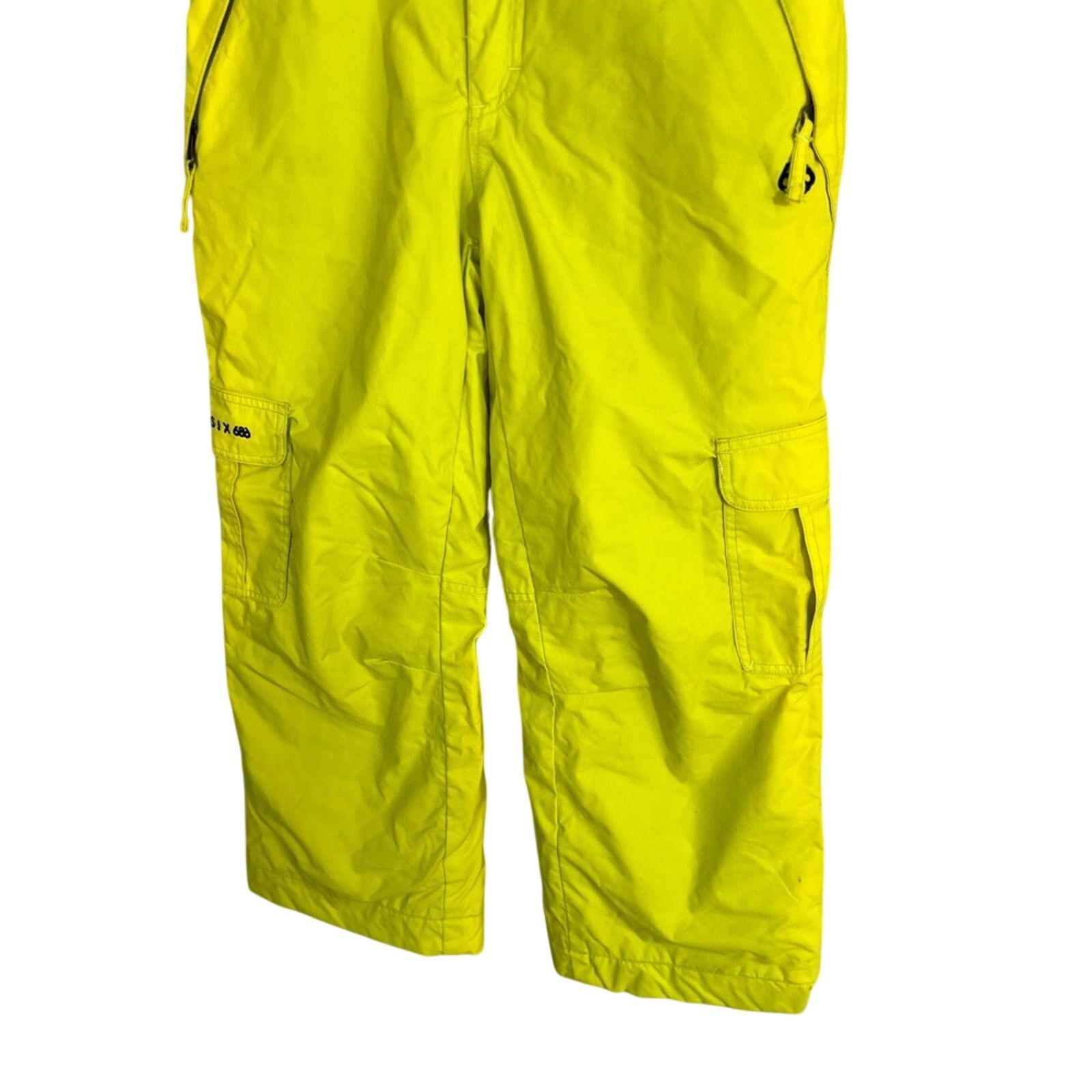 686 686 MANNUAL RIDGE INSULATED PANTS YOUTH FLASH YELLOW LARGE Size US 30 / EU 46 - 4 Thumbnail