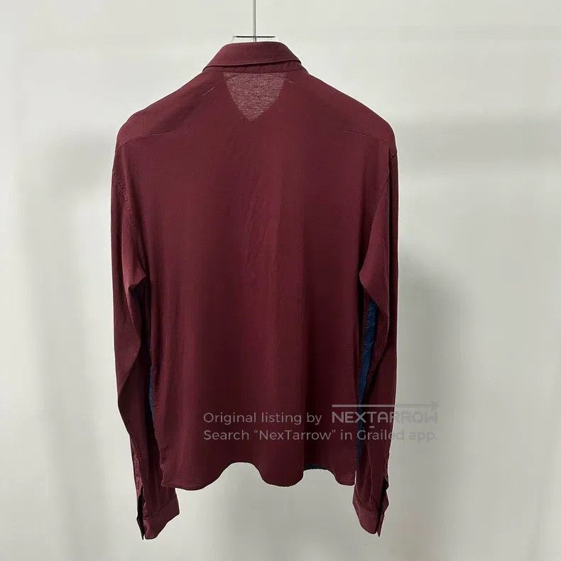 Dior Dior Red and blue color matching stitching shirt Size US XS / EU 42 / 0 - 3 Thumbnail