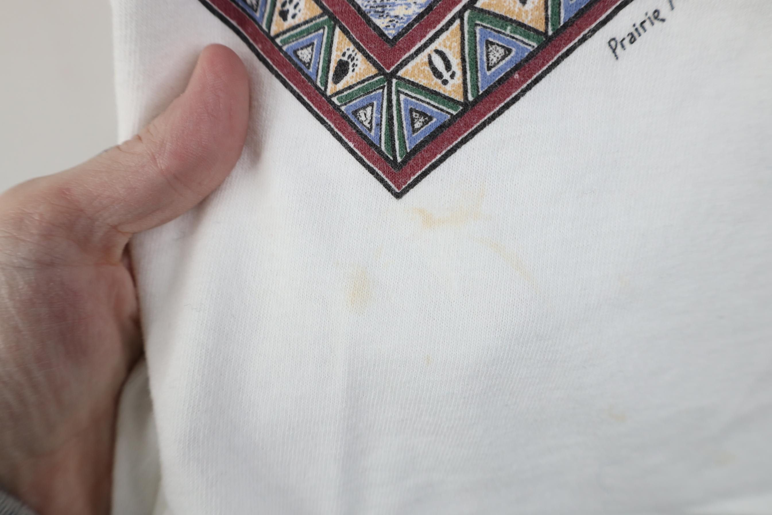 Vintage Vintage 90s Streetwear Nature Alaska Eagle T-Shirt White Size US S / EU 44-46 / 1 - 7 Thumbnail