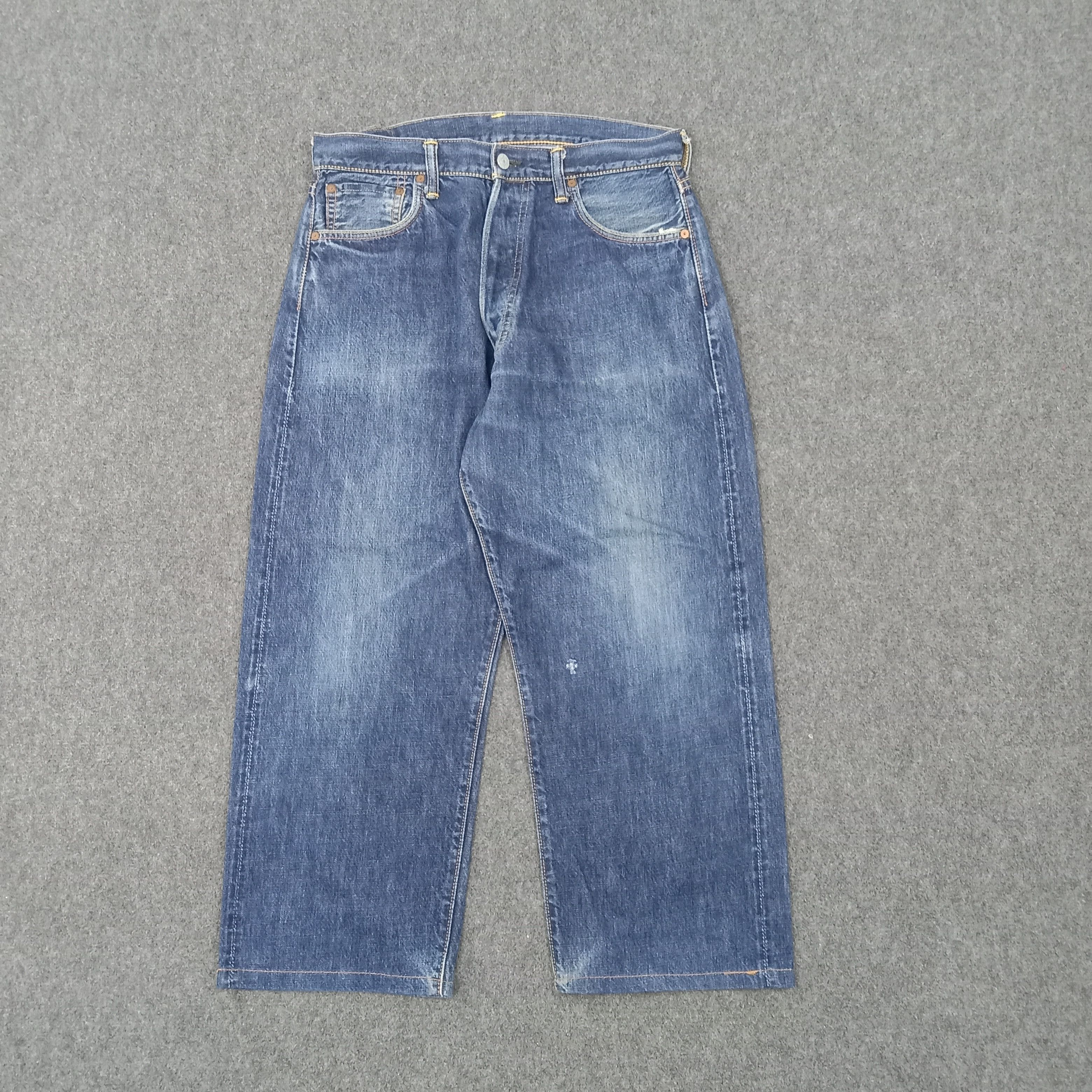 Evisu × Japanese Brand × Vintage Evisu Japanese Brand Daicock Custom Art Denim Jeans Size US 31 - 5 Thumbnail