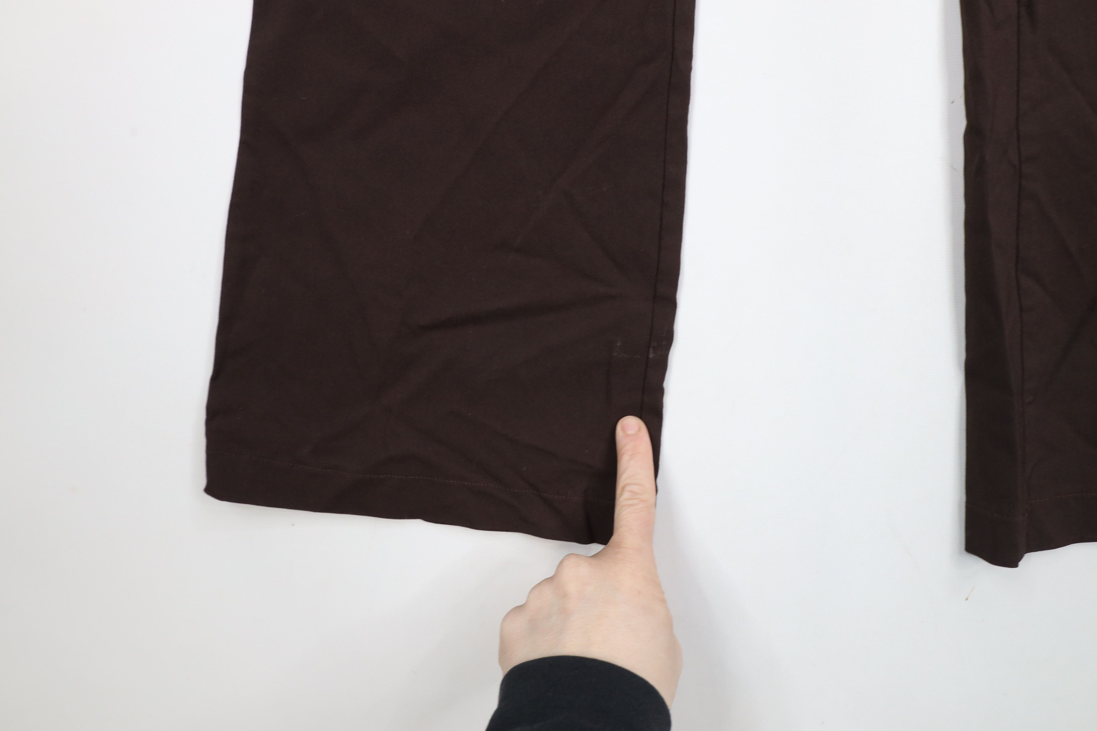 Express × Vintage Vintage 90s Express Flared Wide Leg Chino Pants Brown Size 30" / US 8 / IT 44 - 5 Thumbnail