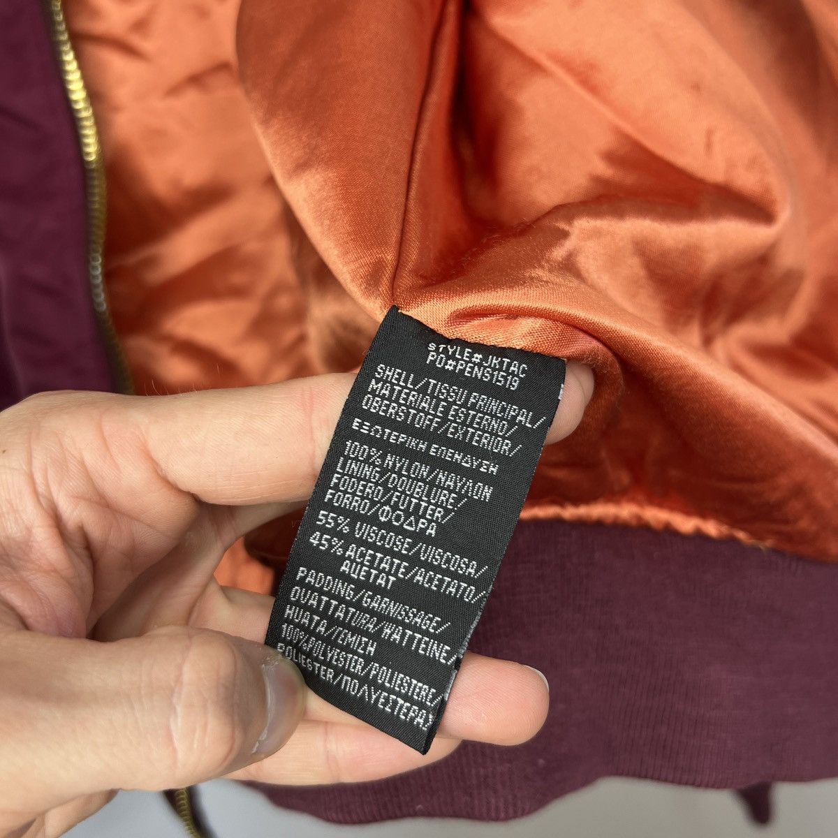 Schott Vintage Schott NYC American College Bomber flyer jacket MA-1 Size US XL / EU 56 / 4 - 9 Thumbnail