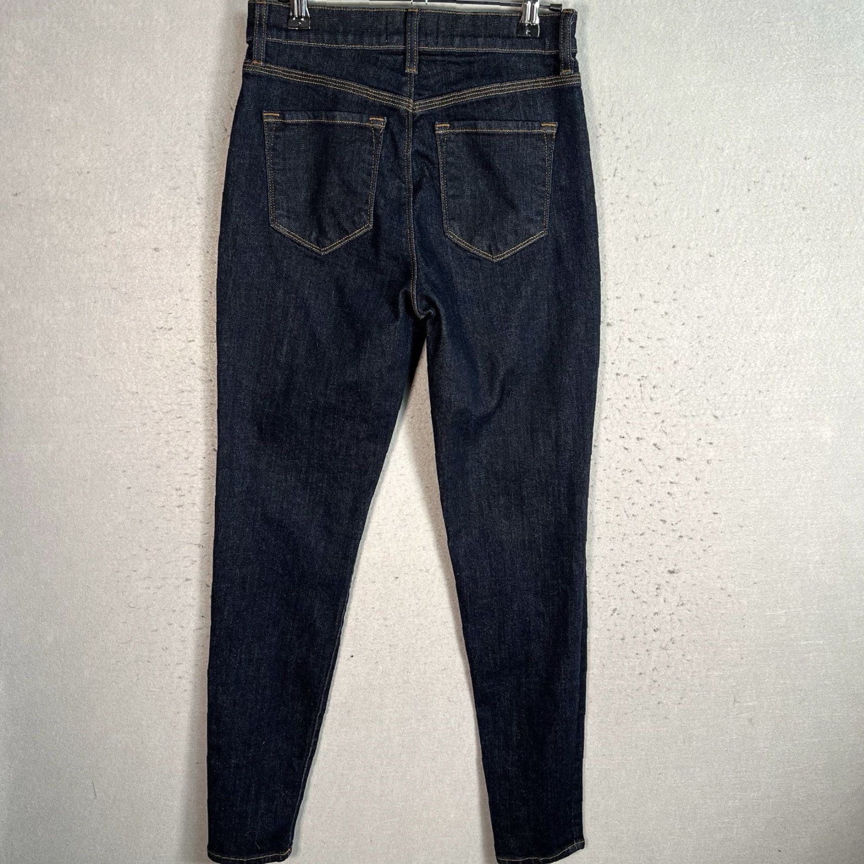 Vintage VINTAGE Baldwin Jeans Woman Skinny Denim 27 Blue Dark Wash BALDWIN City 29 Inseam Womens 27 Blue Skinny Jeans (Adult) Size 27" / US 4 / IT 40 - 7 Thumbnail