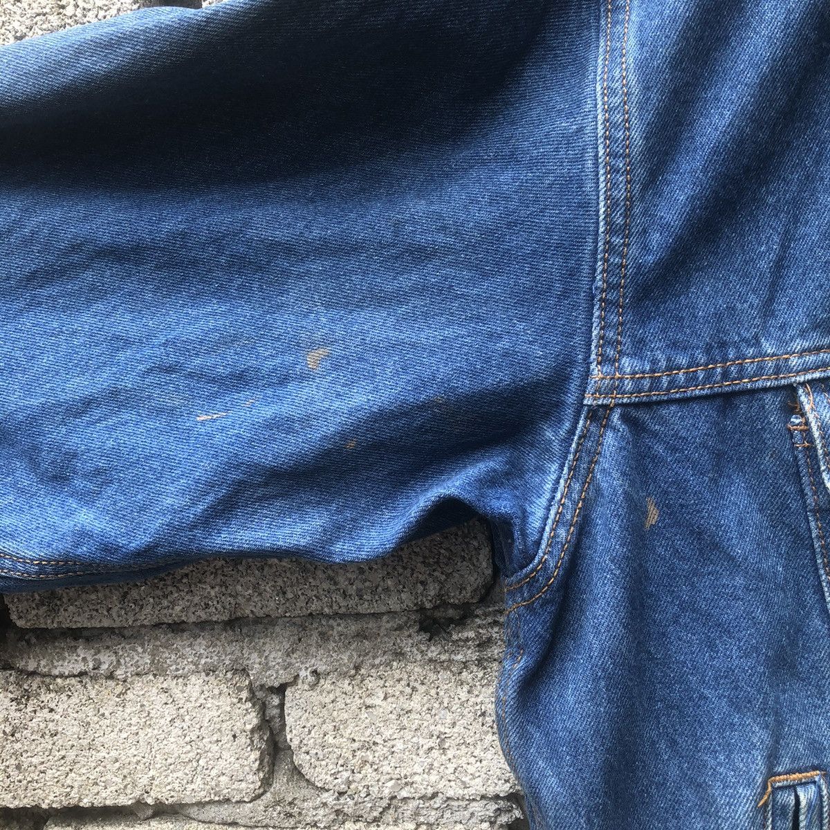 Marlboro × Vintage Vintage Marlboro Country Store Collar Denim Trucker Jacket Size US L / EU 52-54 / 3 - 6 Thumbnail