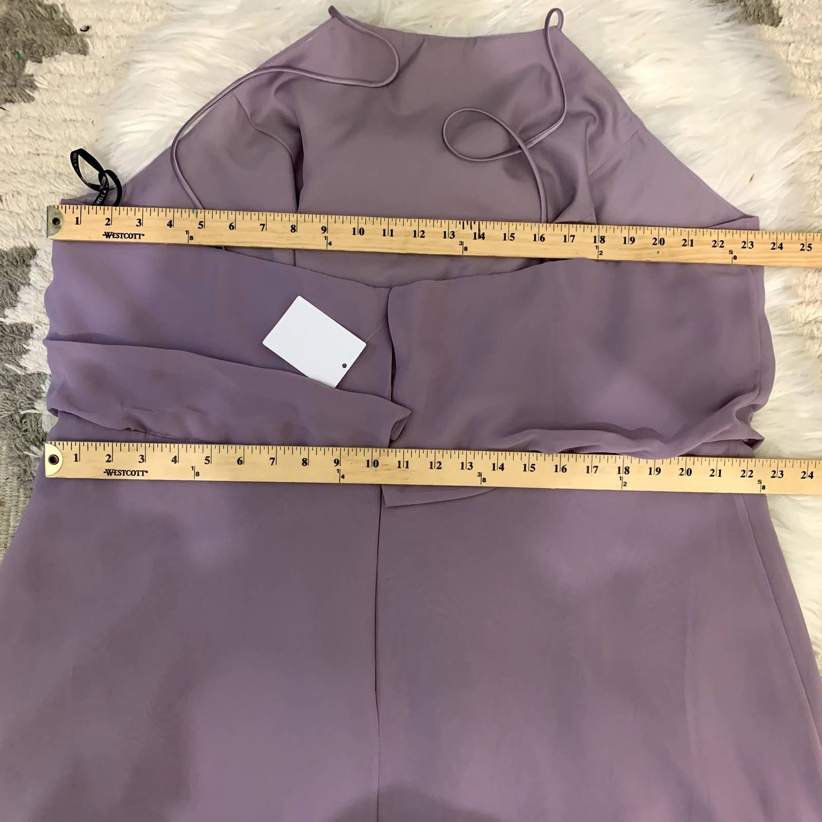 Other Sorella Vita Purple Maxi Chiffon Bridesmaid Dress 8872 28 Size ONE SIZE - 6 Thumbnail