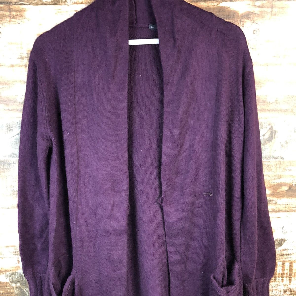 Homespun Knitwear Japan vintage Purple Cardigan Knitwear #A1581 Size US L / EU 52-54 / 3 - 5 Thumbnail