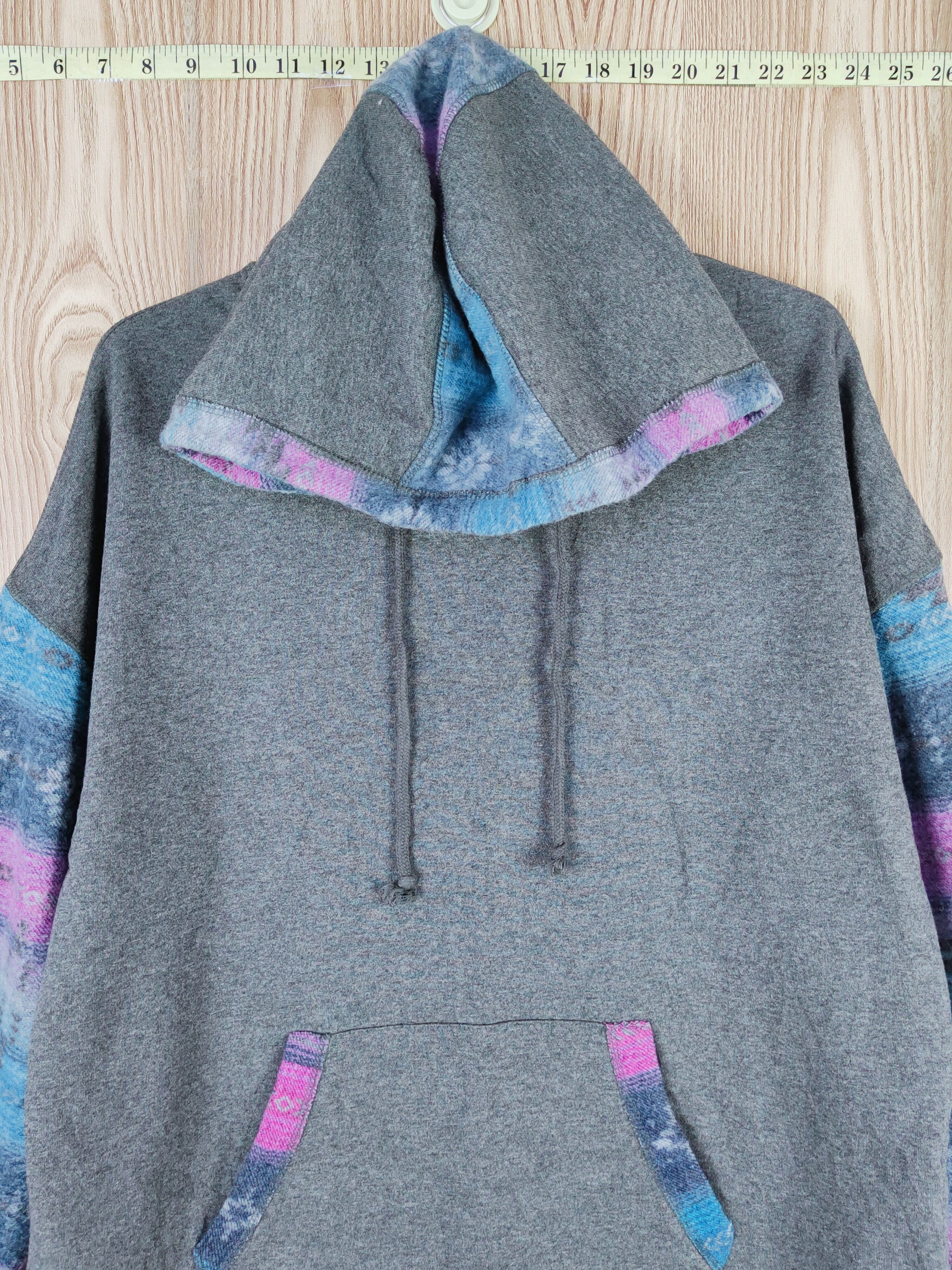 Japanese Brand × Vintage Japanese Brand Dark Gray Hoodie Long Sweatshirts Size L / US 10 / IT 46 - 2 Thumbnail