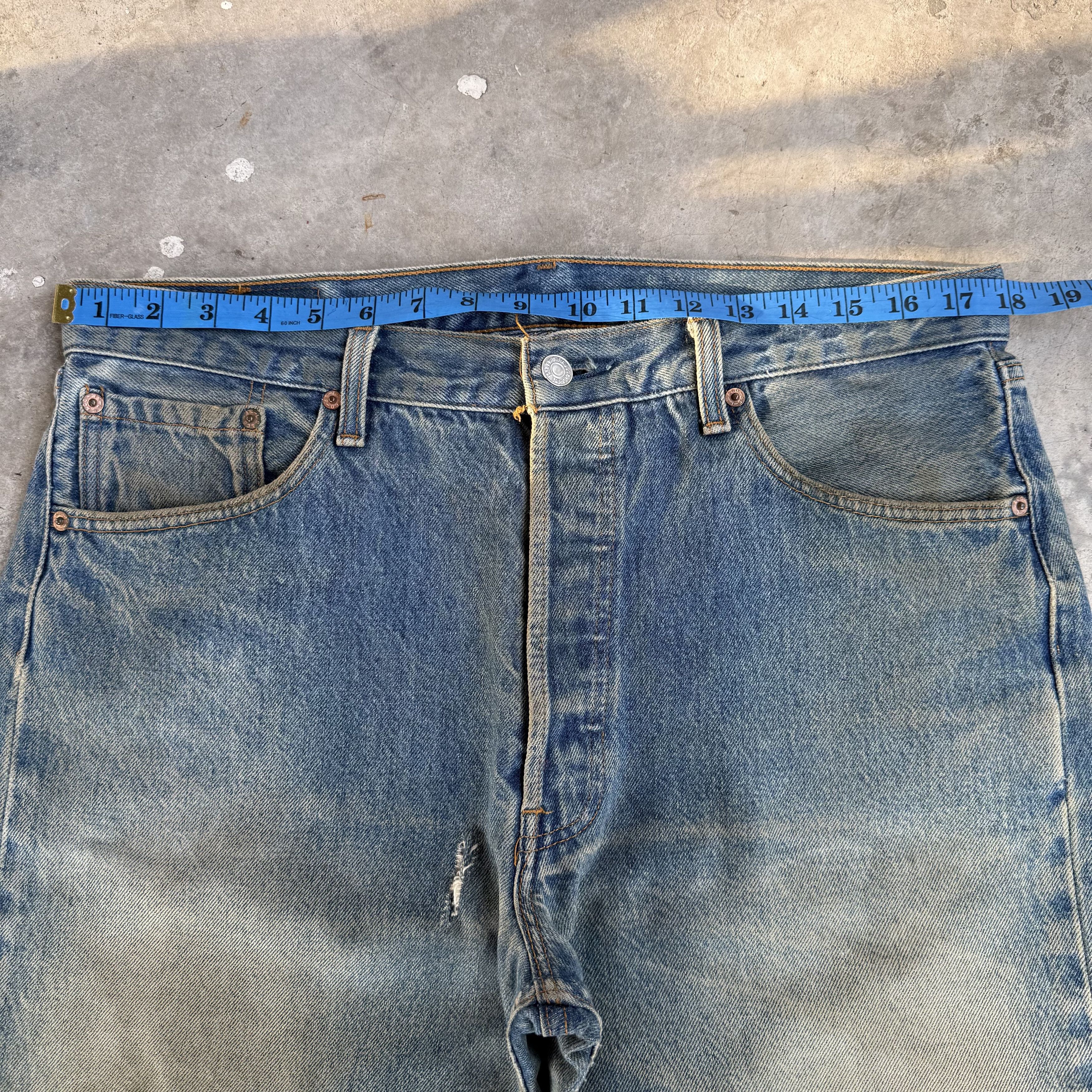 Levi's Vintage Clothing Vintage Levi's 501 95s Made Usa Rusty Denim Size US 36 / EU 52 - 7 Thumbnail
