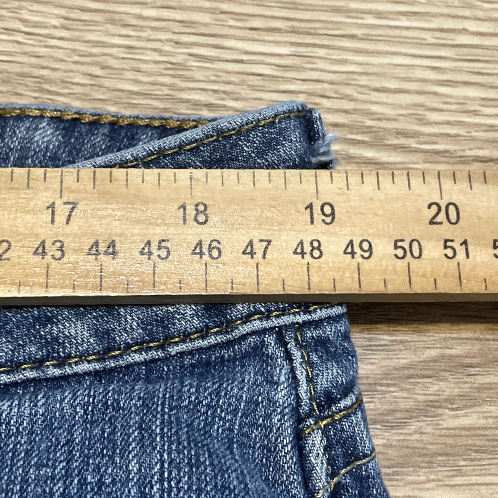 Levi's Levi's 542 Flare Denim Jeans Women 18M Medium Blue Pockets Regular 542 Model Cowgirl Rodeo Flap 18M Womens Jeans Size 40" / US 18 - 5 Thumbnail