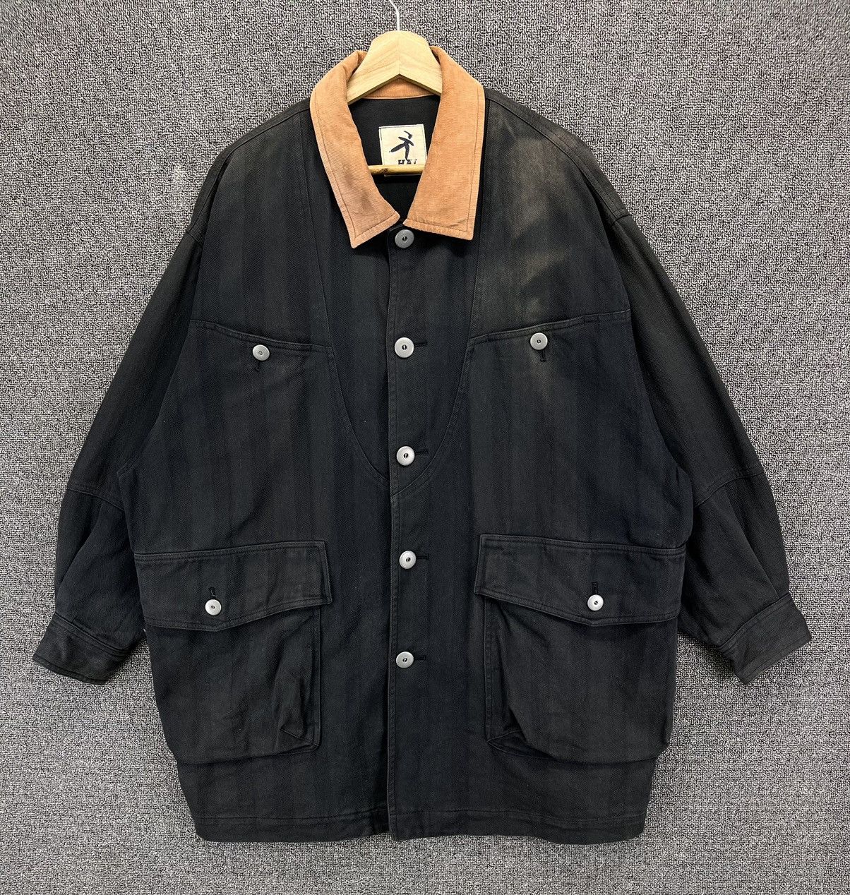 Vintage Issey Miyake Hai Sporting Gear Trashed Chore Jacket
