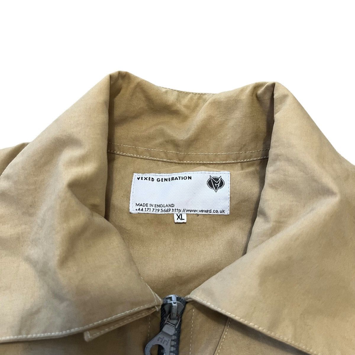 Vexed Generation VEXED GENERATION 90s Cream Nylon Mask Technical Jacket Size US XL / EU 56 / 4 - 7 Thumbnail