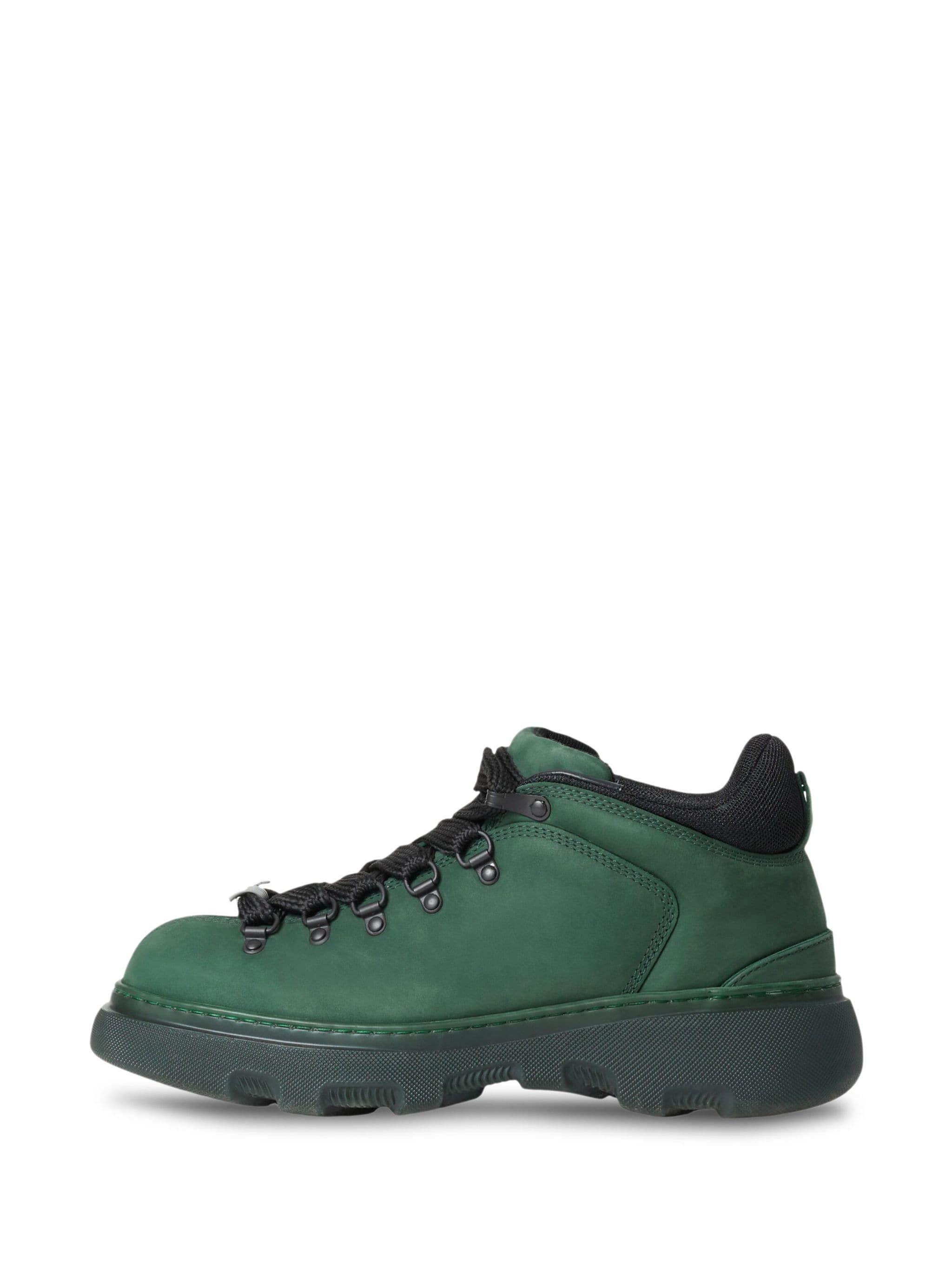 Burberry o1w1db10824 Nubuck Trekking Boots in Dark Green Size US 7 / EU 40 - 5 Thumbnail