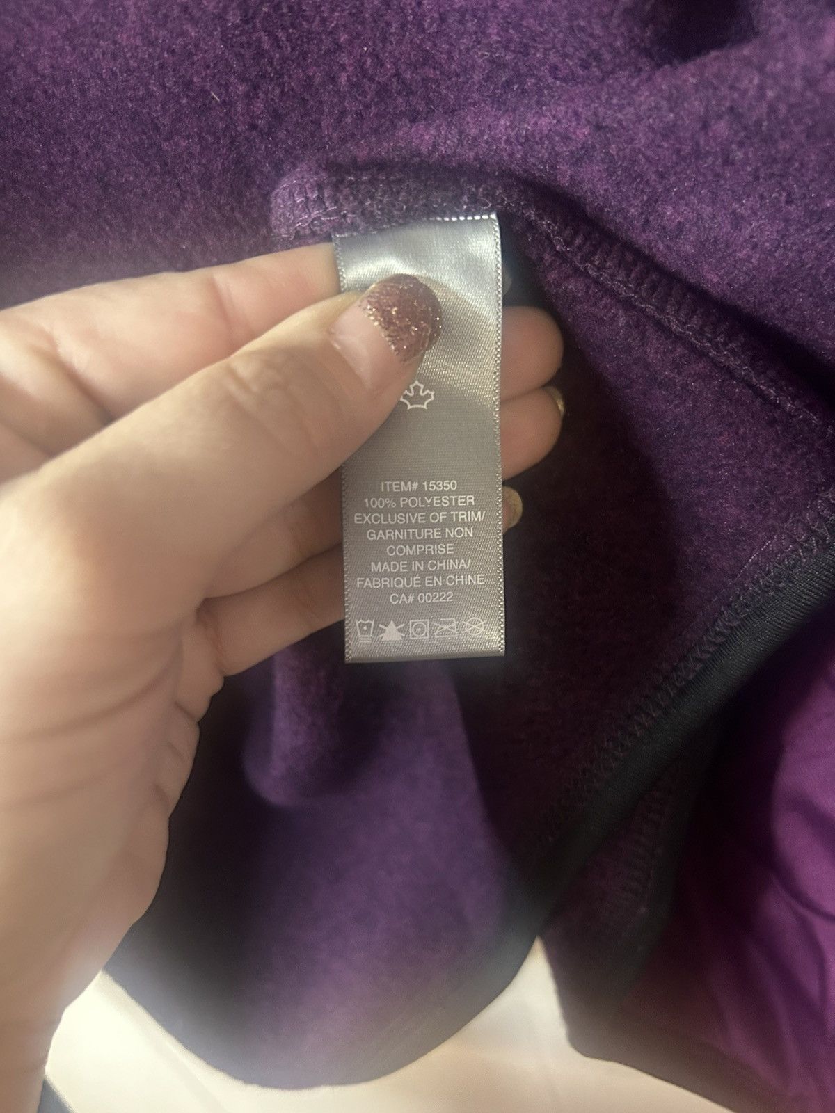Sears Sears, Size 8, Purple Vest, Full Front Zipper With Pockets Size S / US 4 / IT 40 - 6 Thumbnail